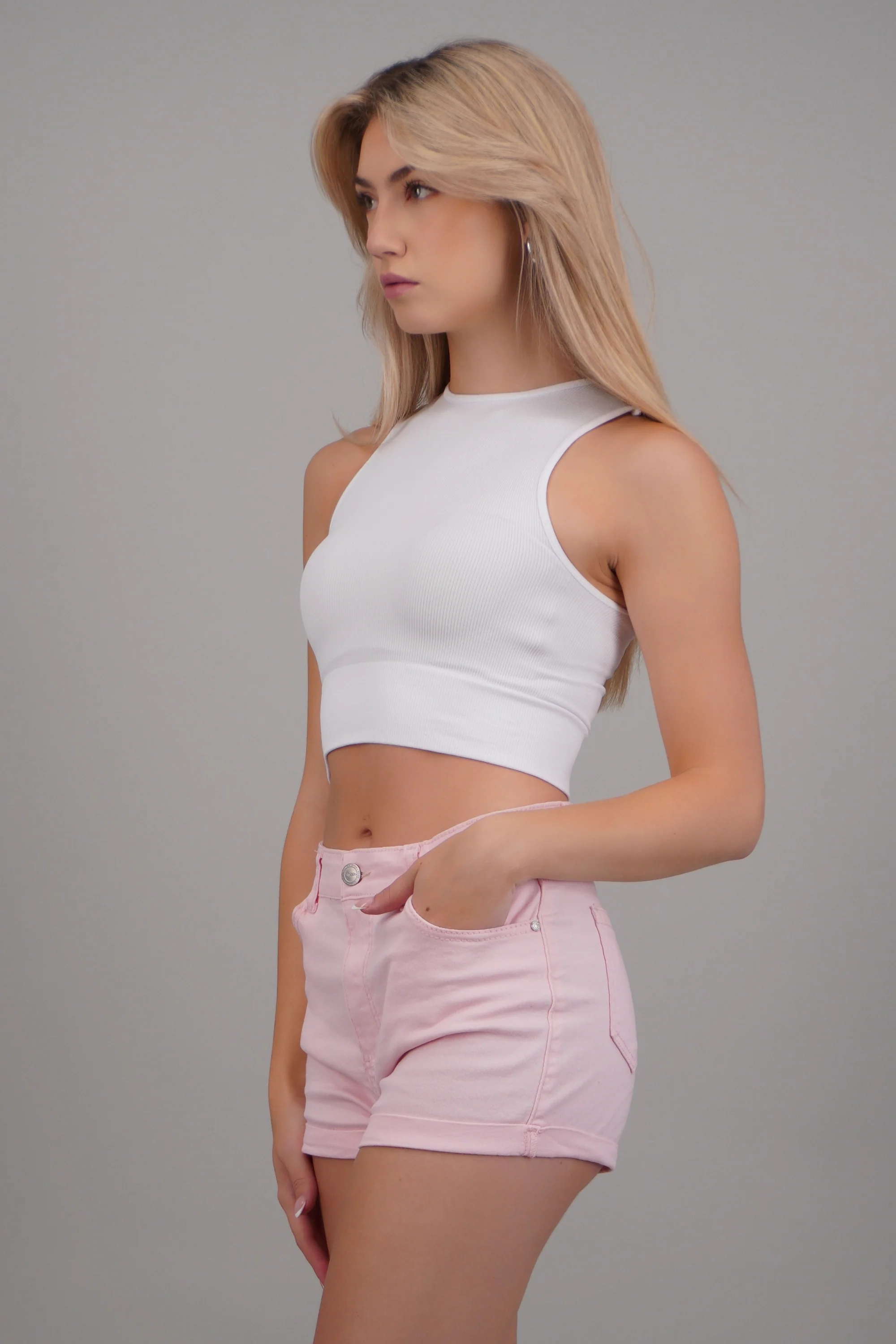 Top sin mangas seamless cuello redondo - Image 3