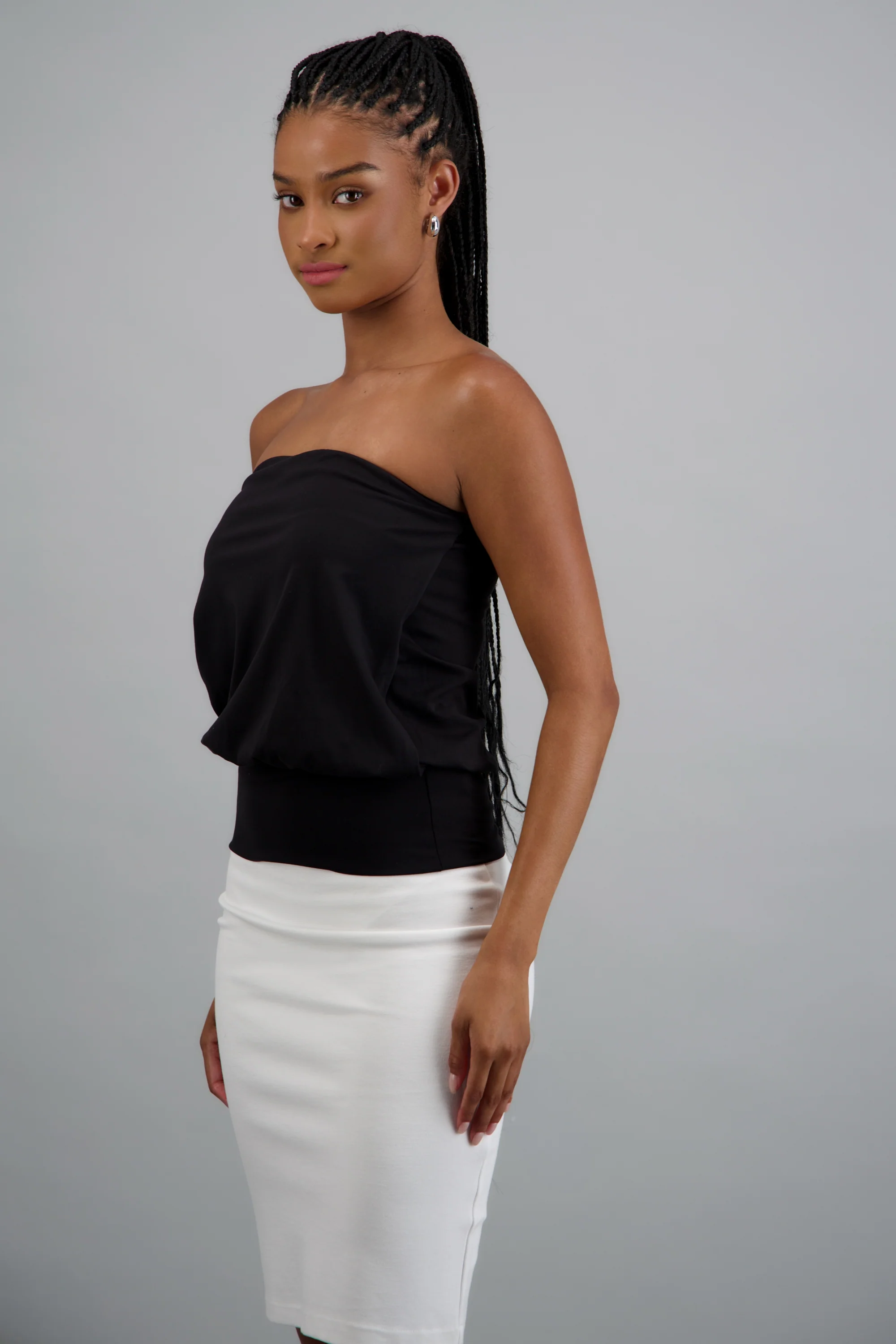 Top strapless cintura ajustada - Image 2