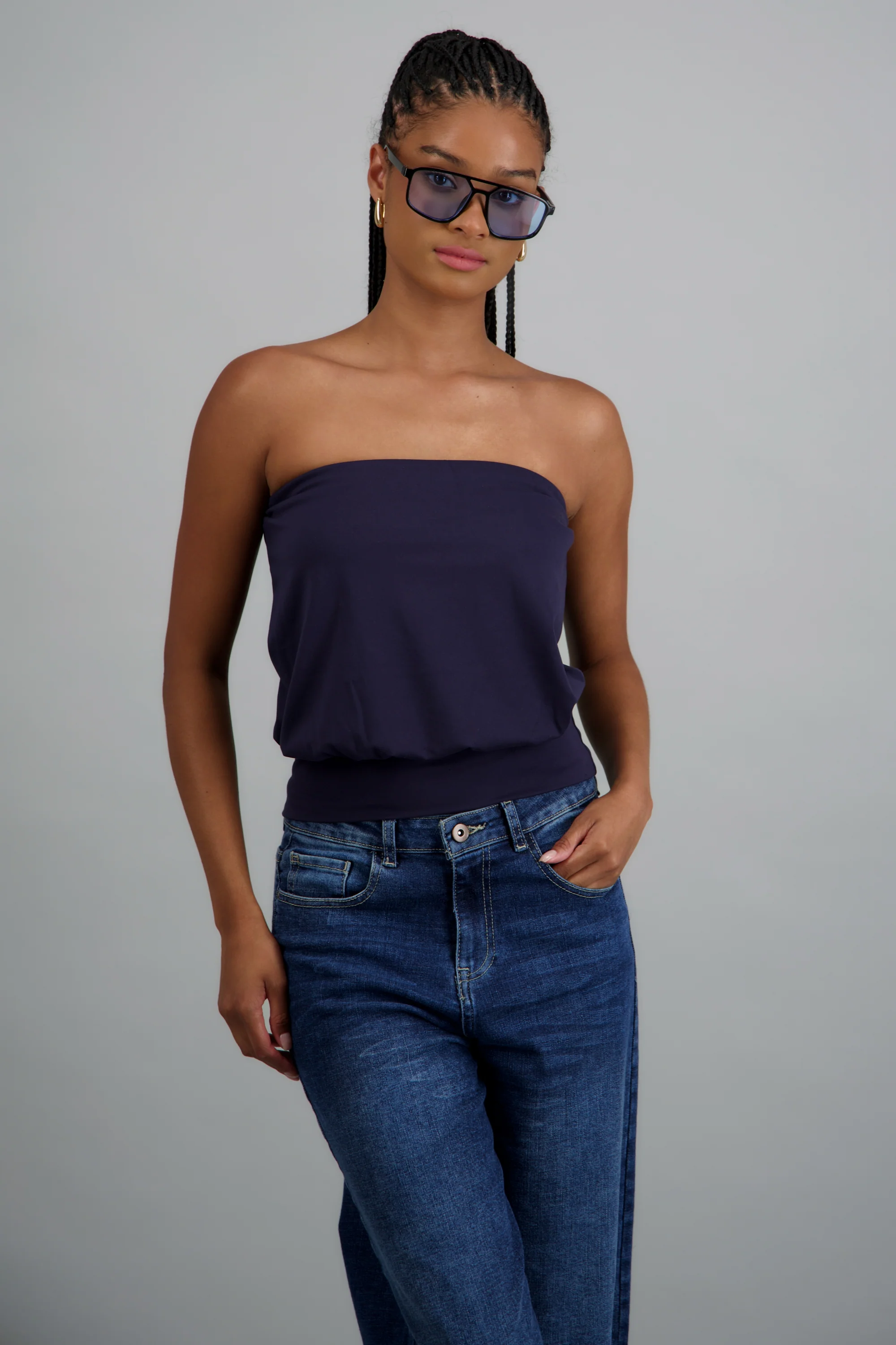 Top strapless cintura ajustada - Image 6