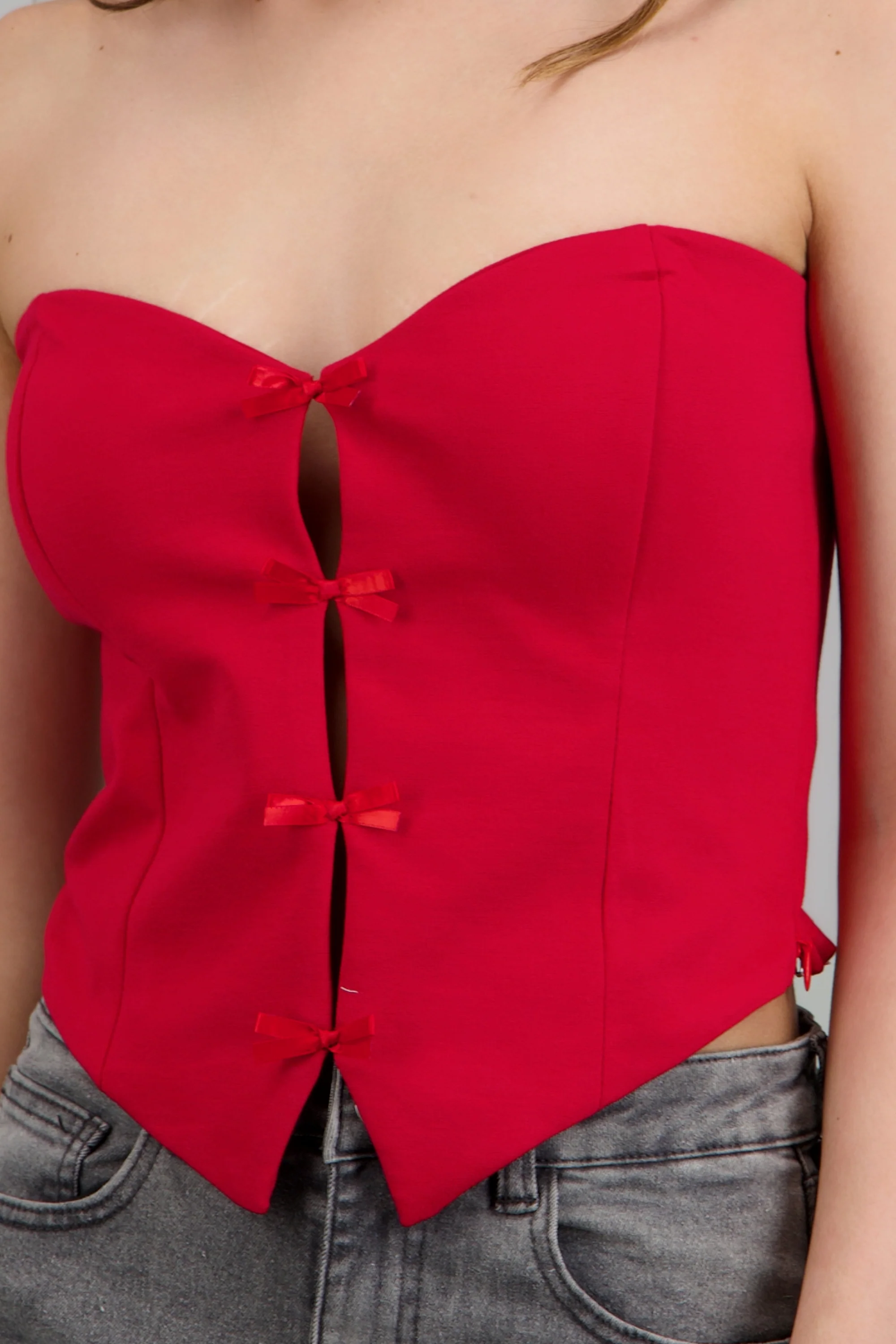 TOP STRAPLESS DET MOÑOS - Image 5