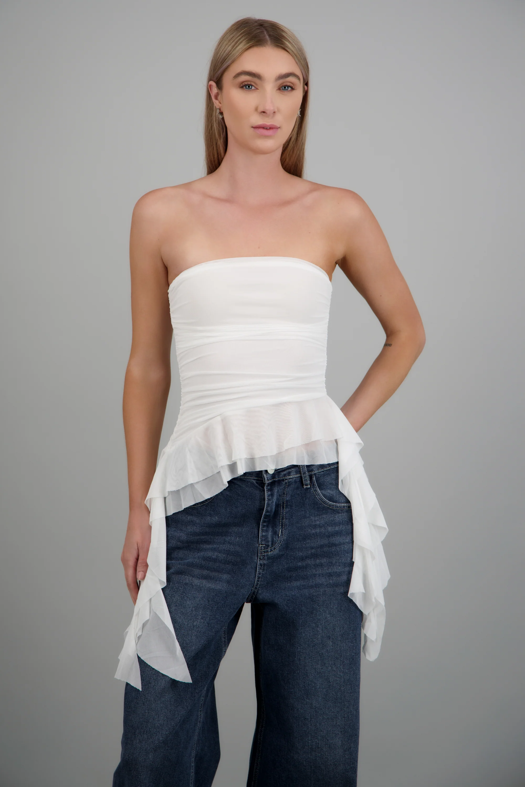 Top strapless drapeado - Image 3