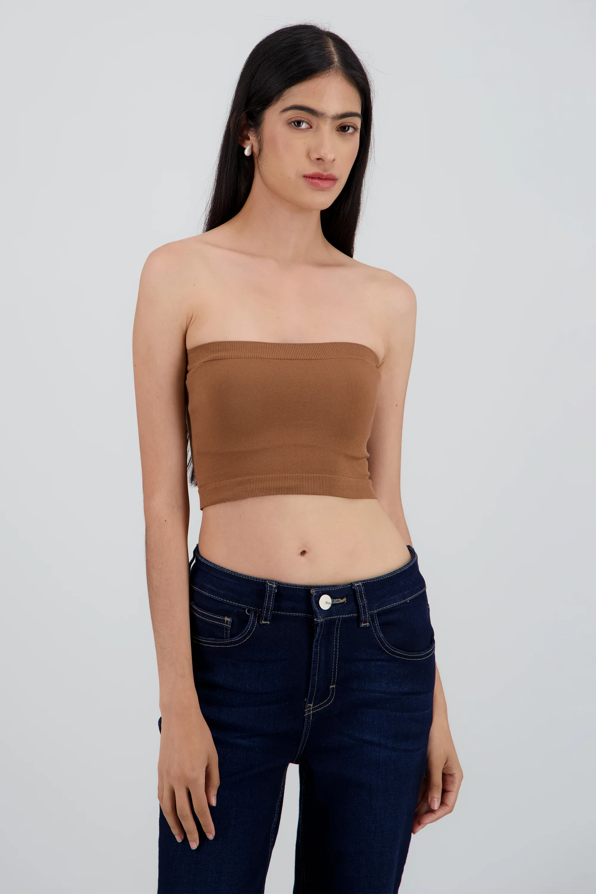 Top strapless liso