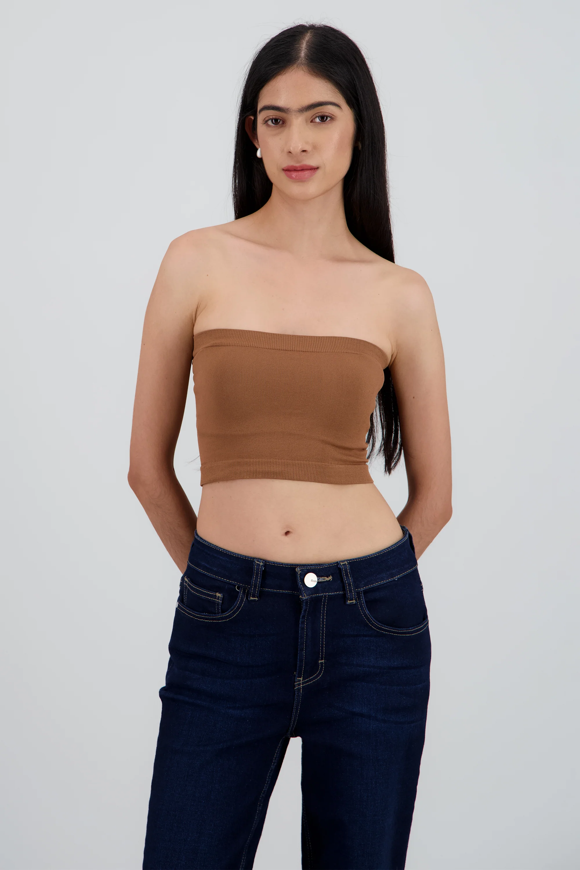 Top strapless liso - Image 2