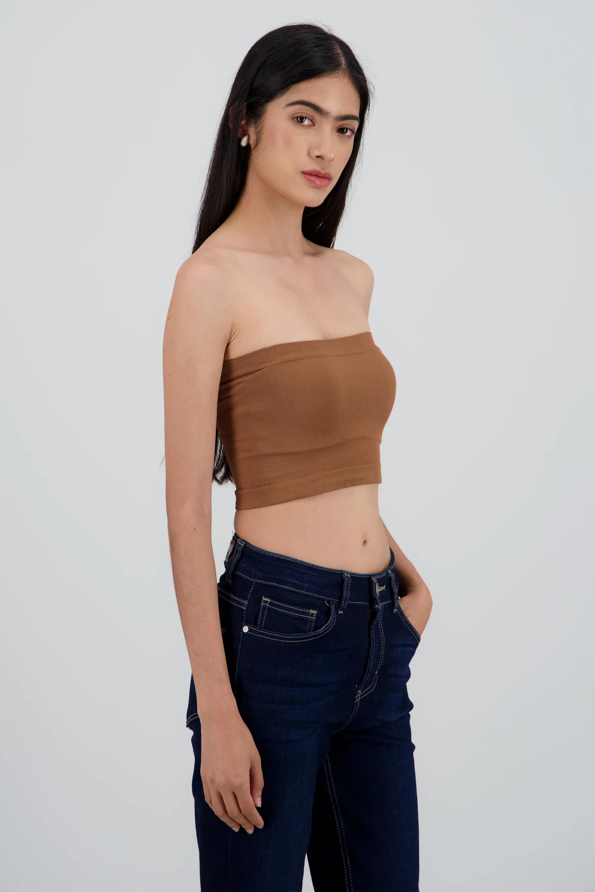 Top strapless liso - Image 3