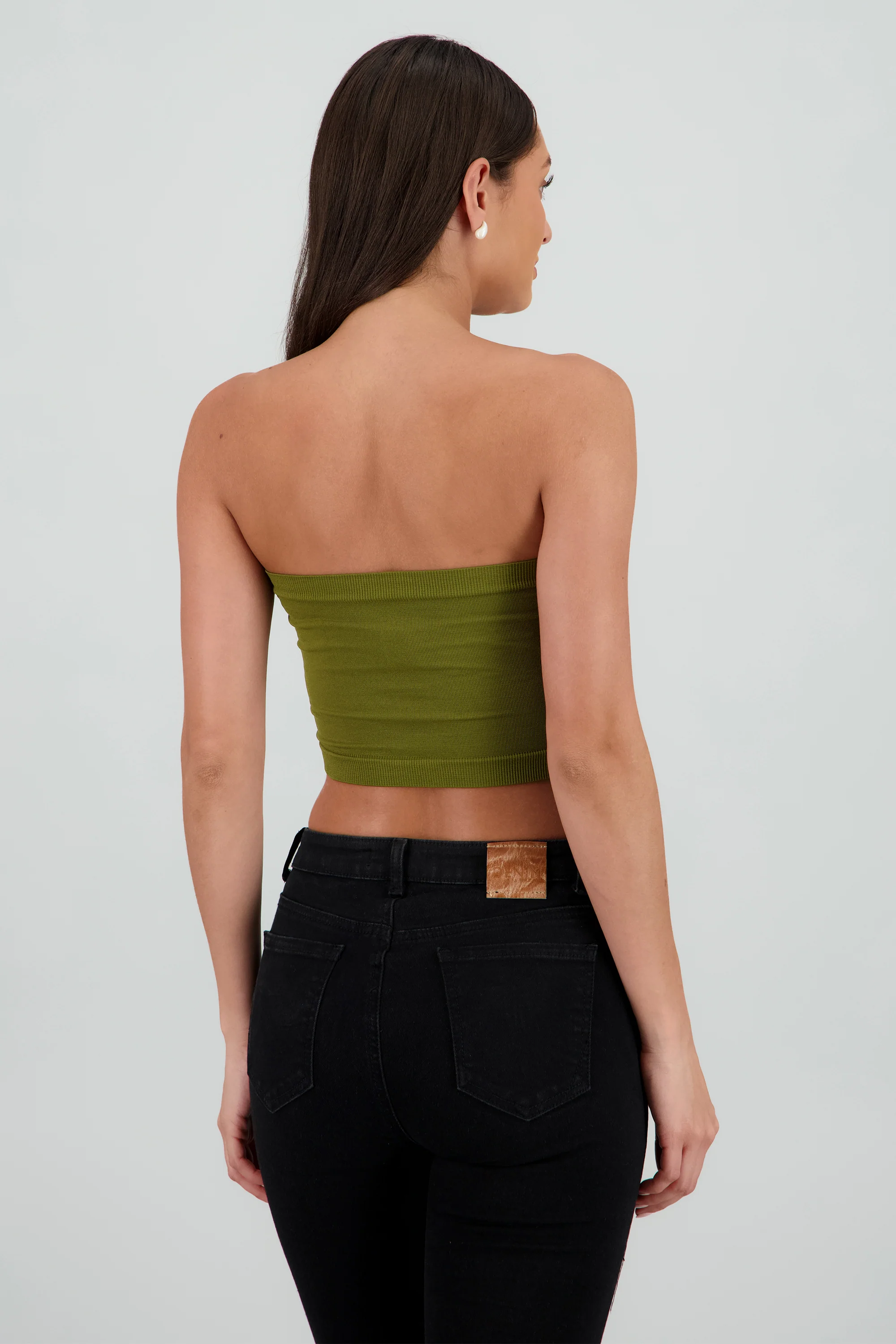 Top strapless liso - Image 3