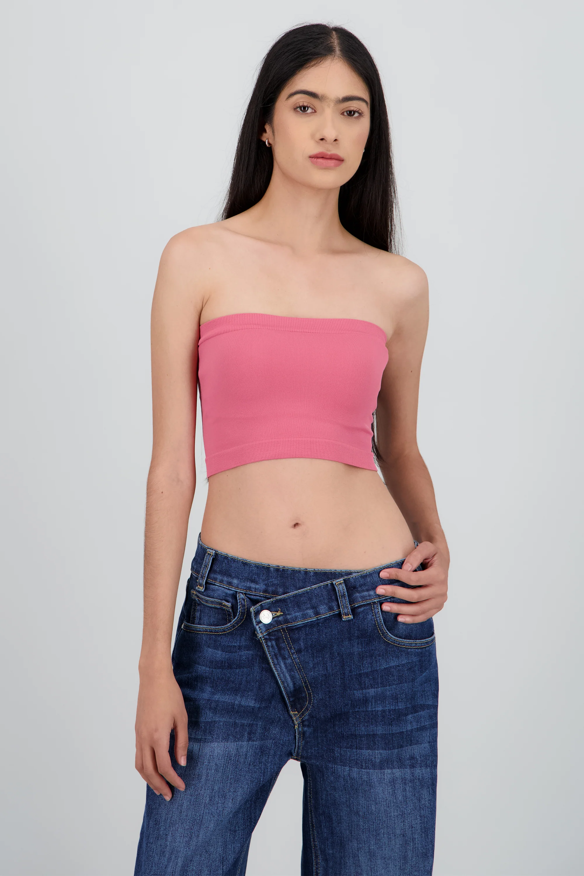 Top strapless liso - Image 7
