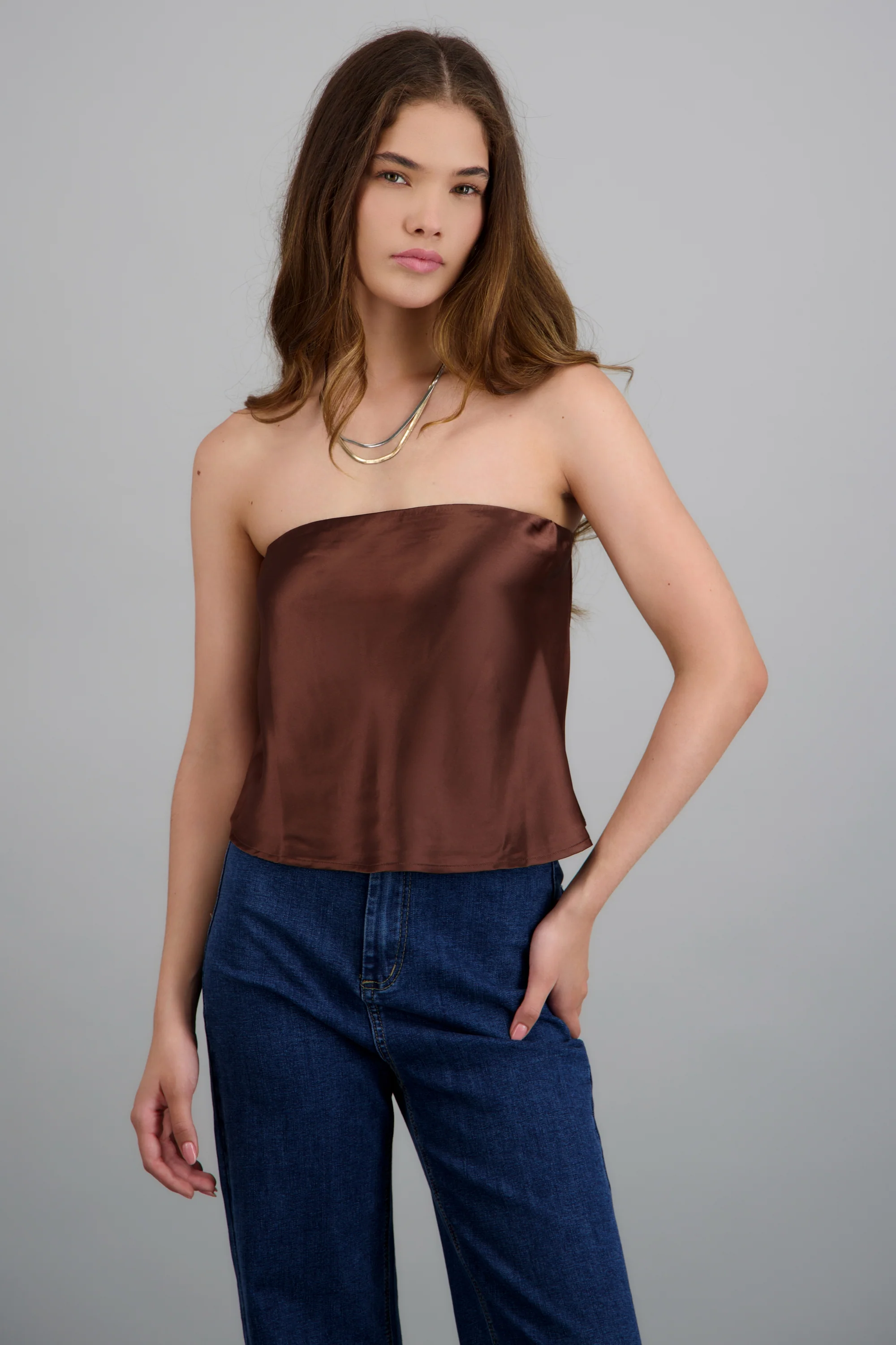 Top strapless satin - Image 3