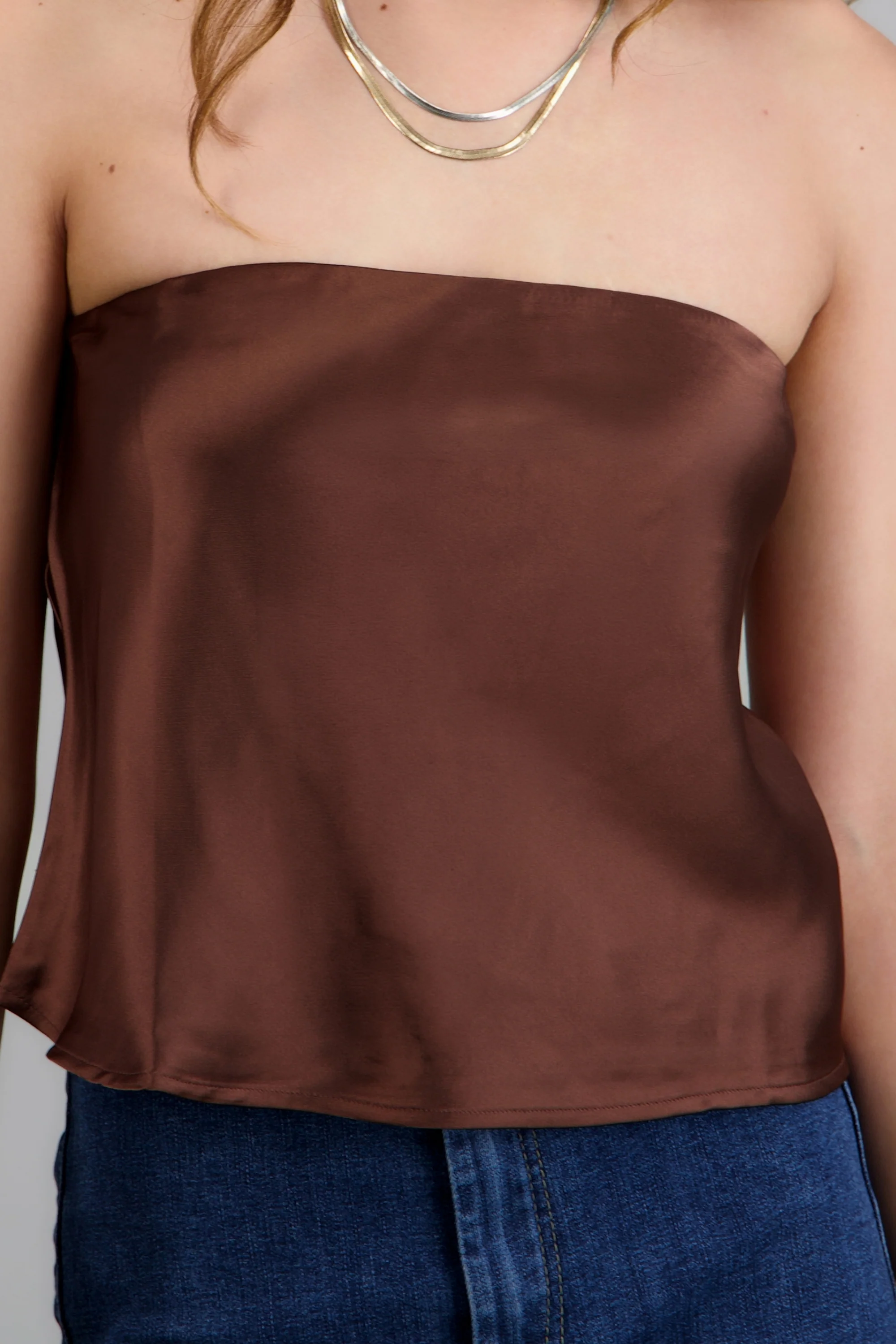 Top strapless satin - Image 5