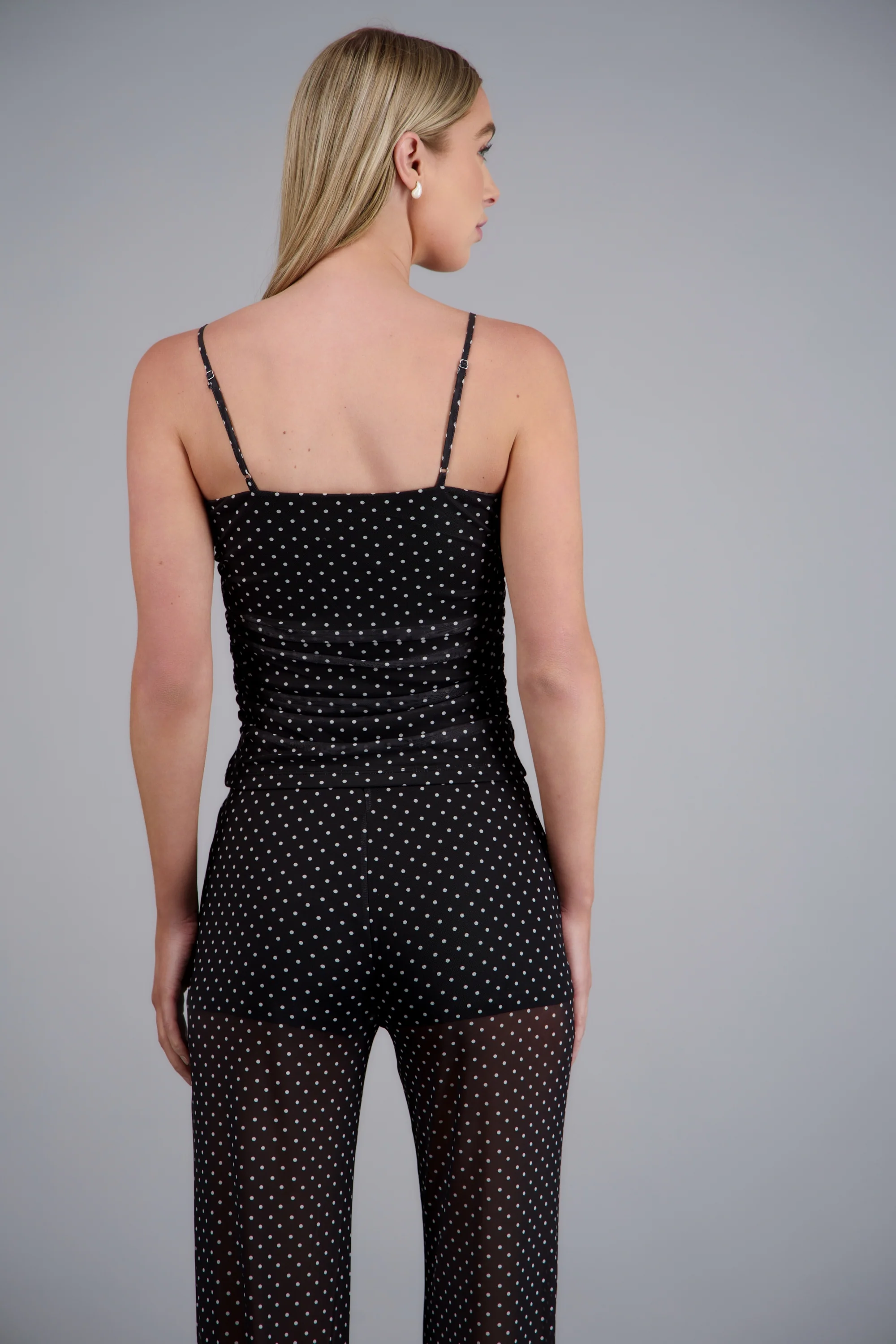 Top tirantes mesh polka dots - Image 4