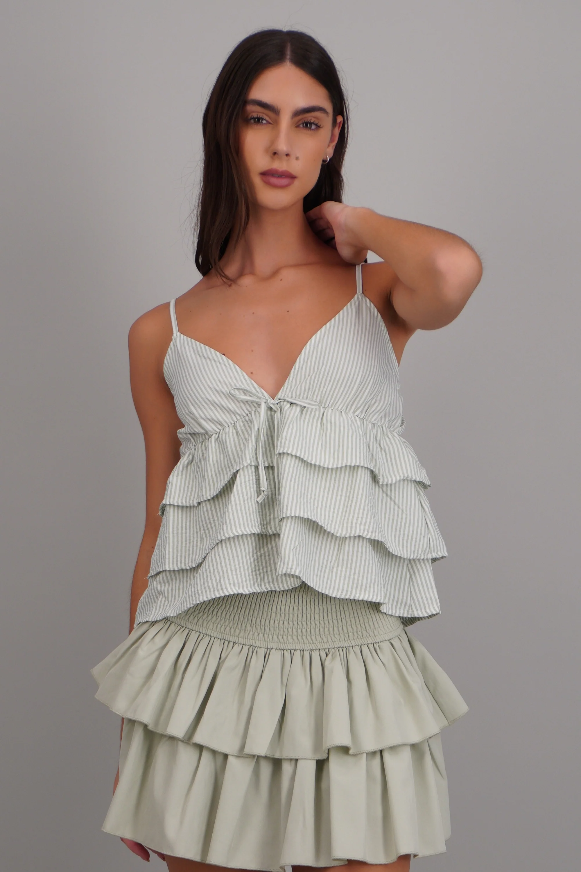 Top tirantes rayas olanes