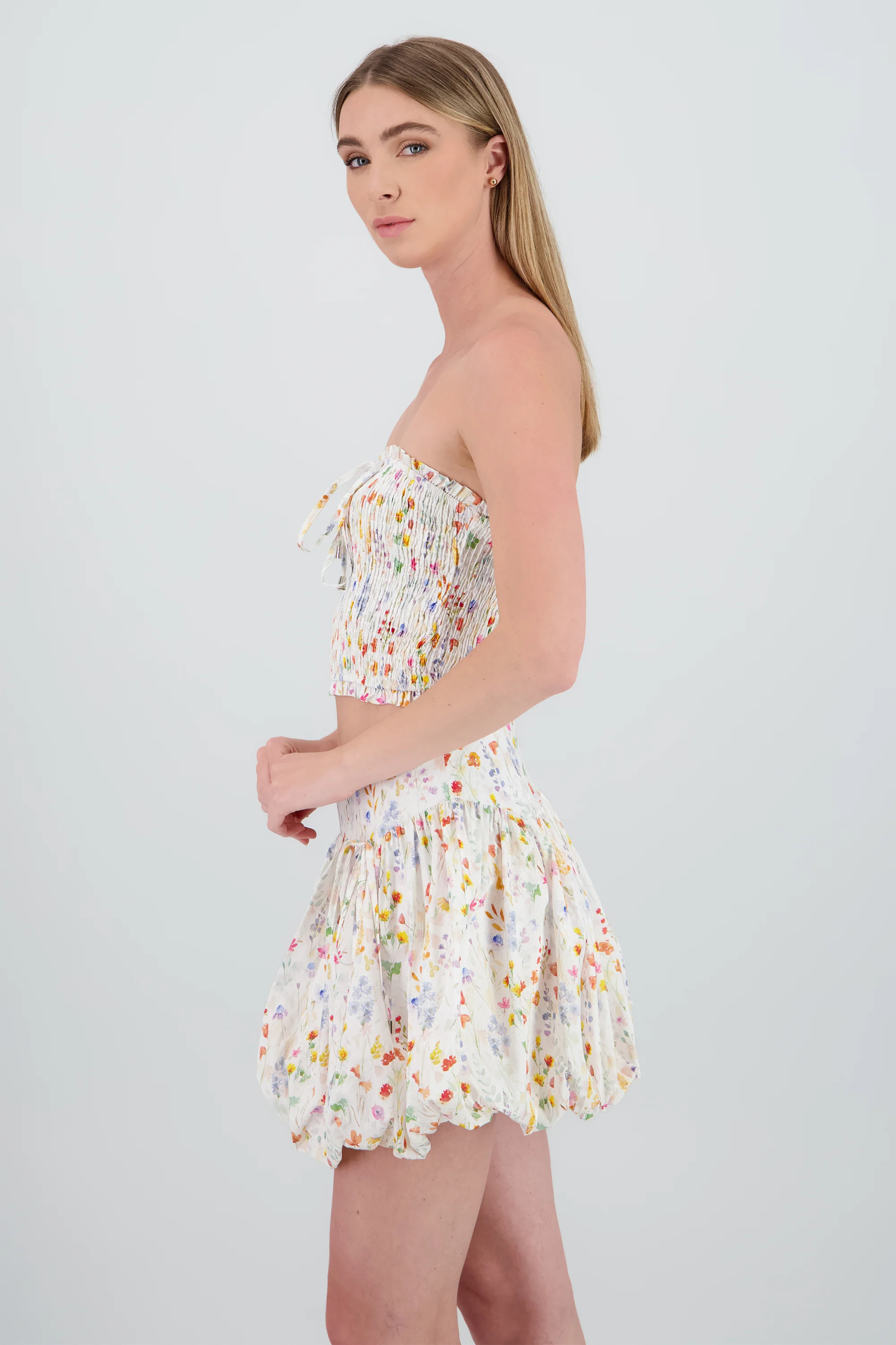 Top tubo estampado flores - Image 3