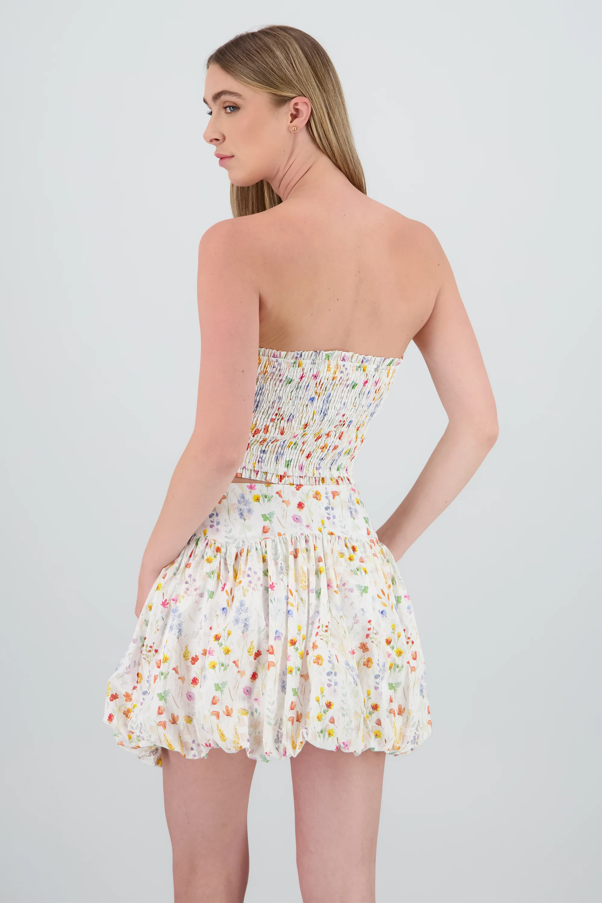 Top tubo estampado flores - Image 4