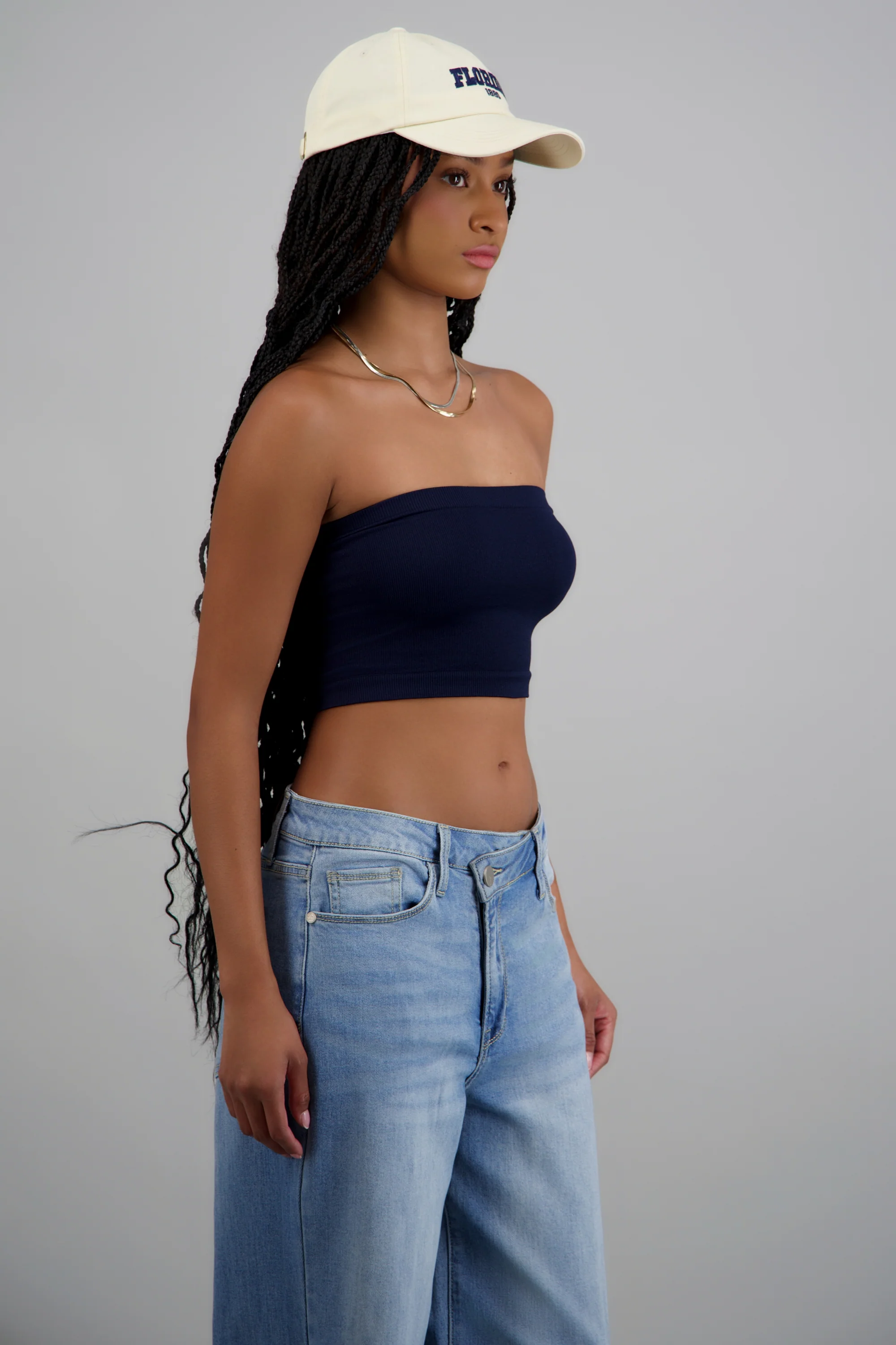 Top tubo seamless acanalado liso - Image 2