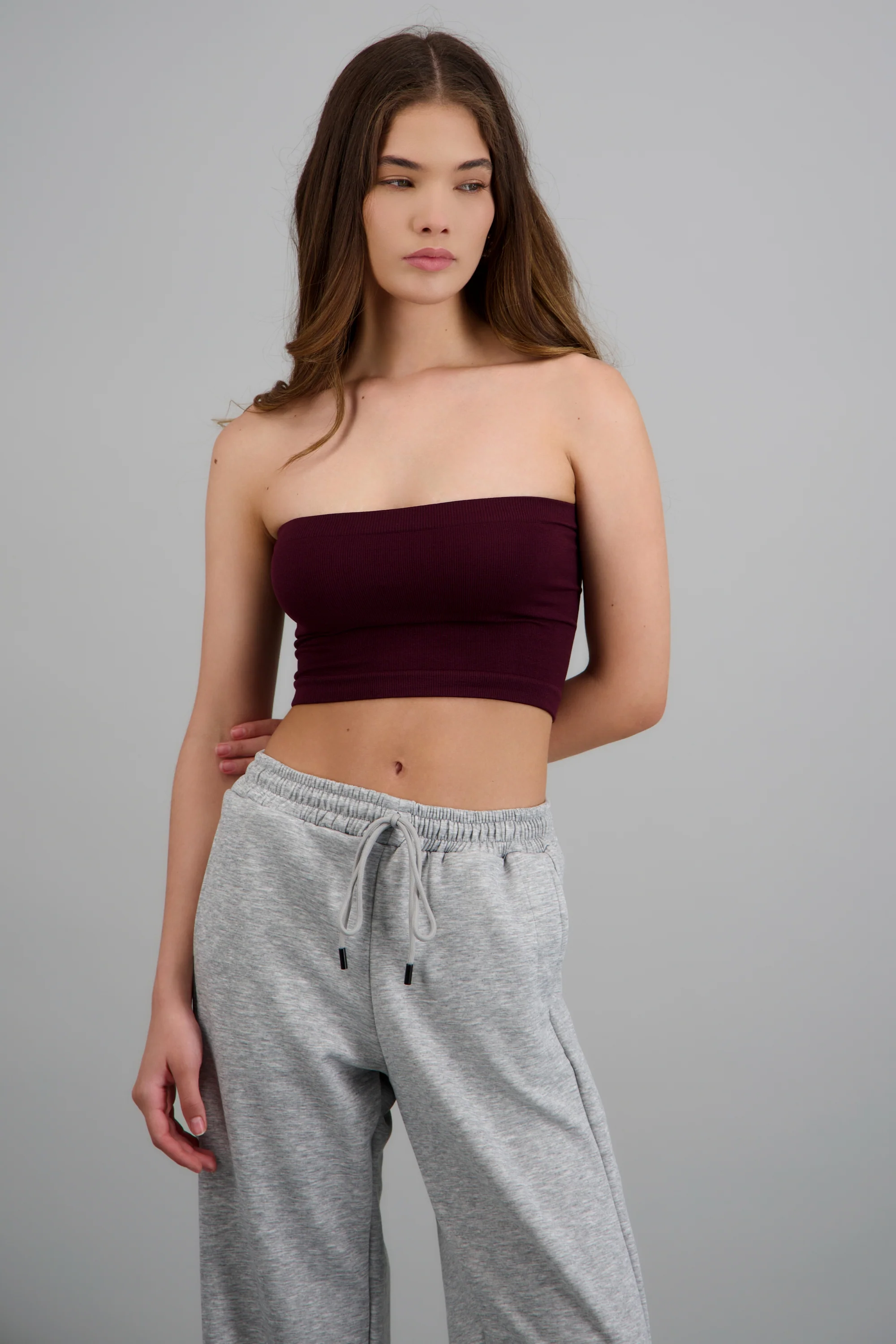 Top tubo seamless acanalado liso - Image 3