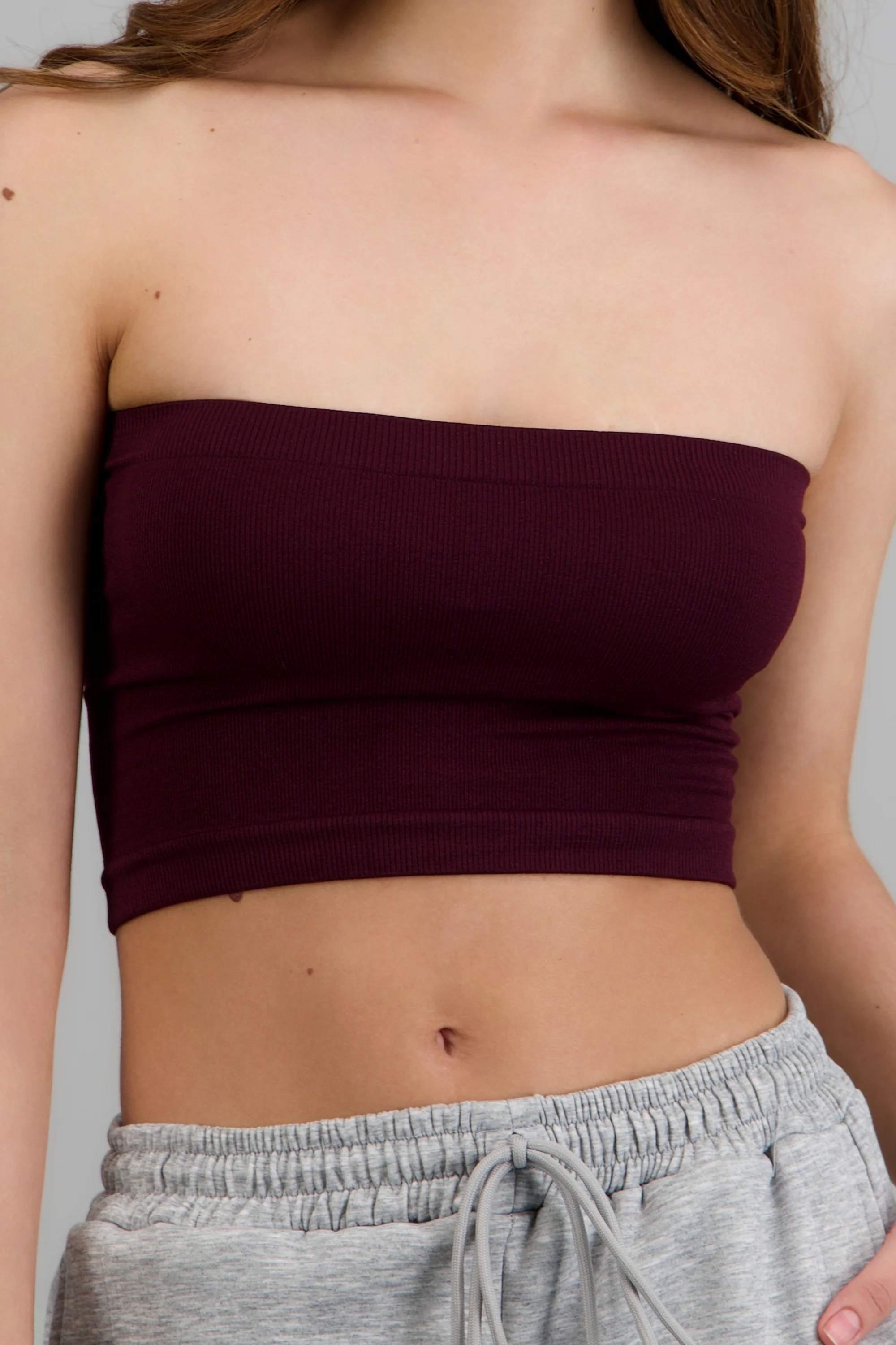 Top tubo seamless acanalado liso - Image 5