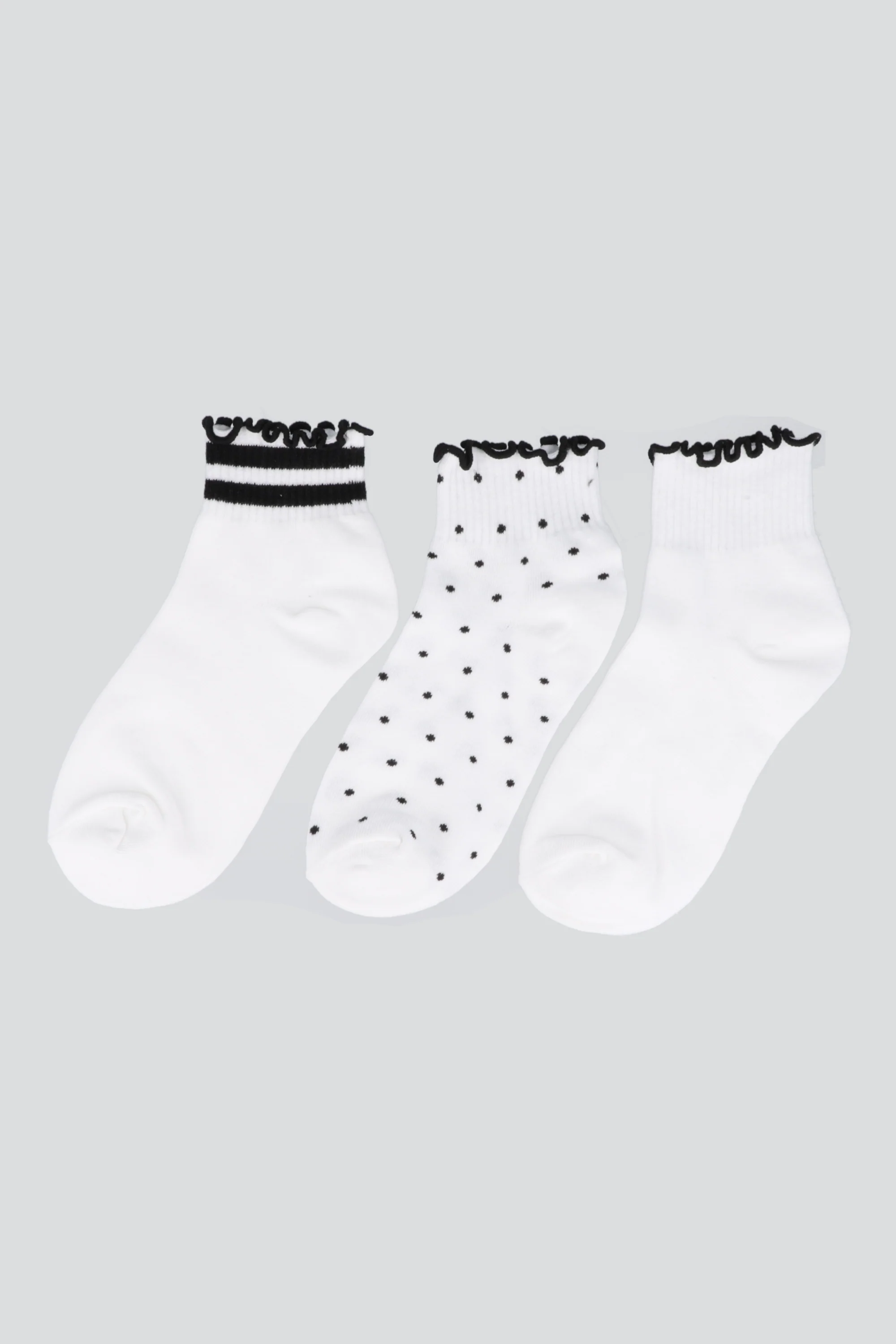 Tripack calcetines olan print