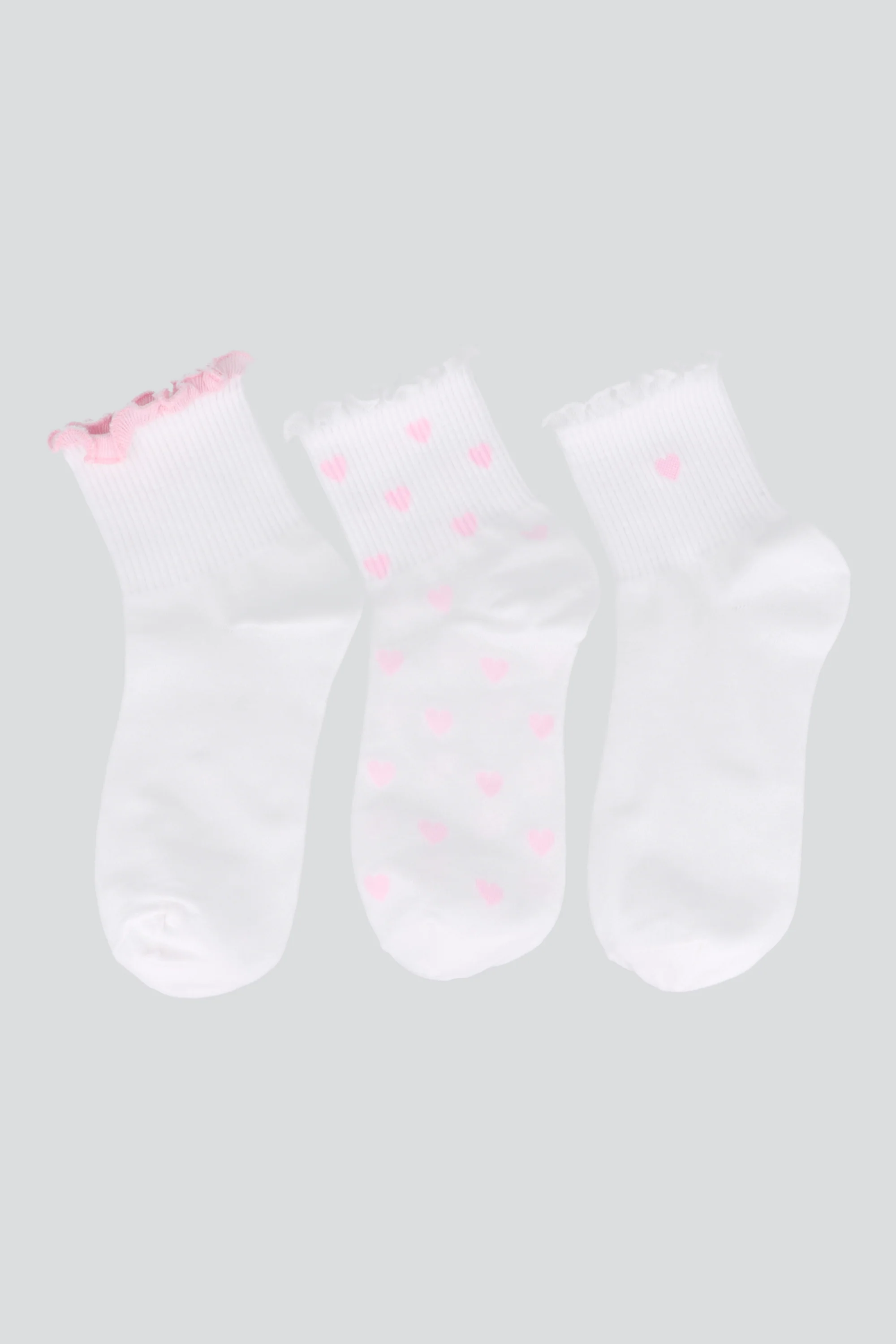 Tripack calcetines olanes detalle corazones - Image 2