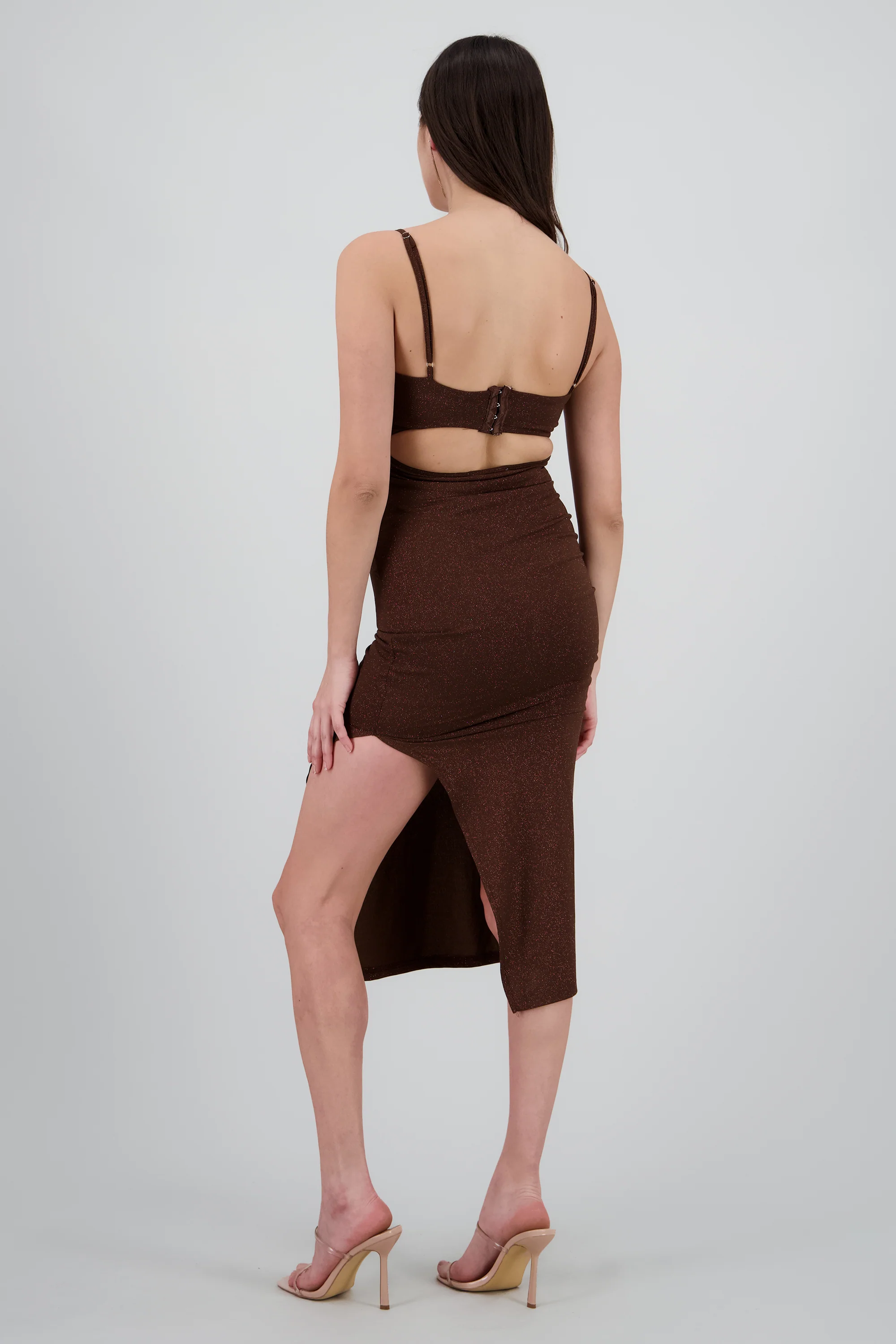 Vestido brillos midi - Image 4