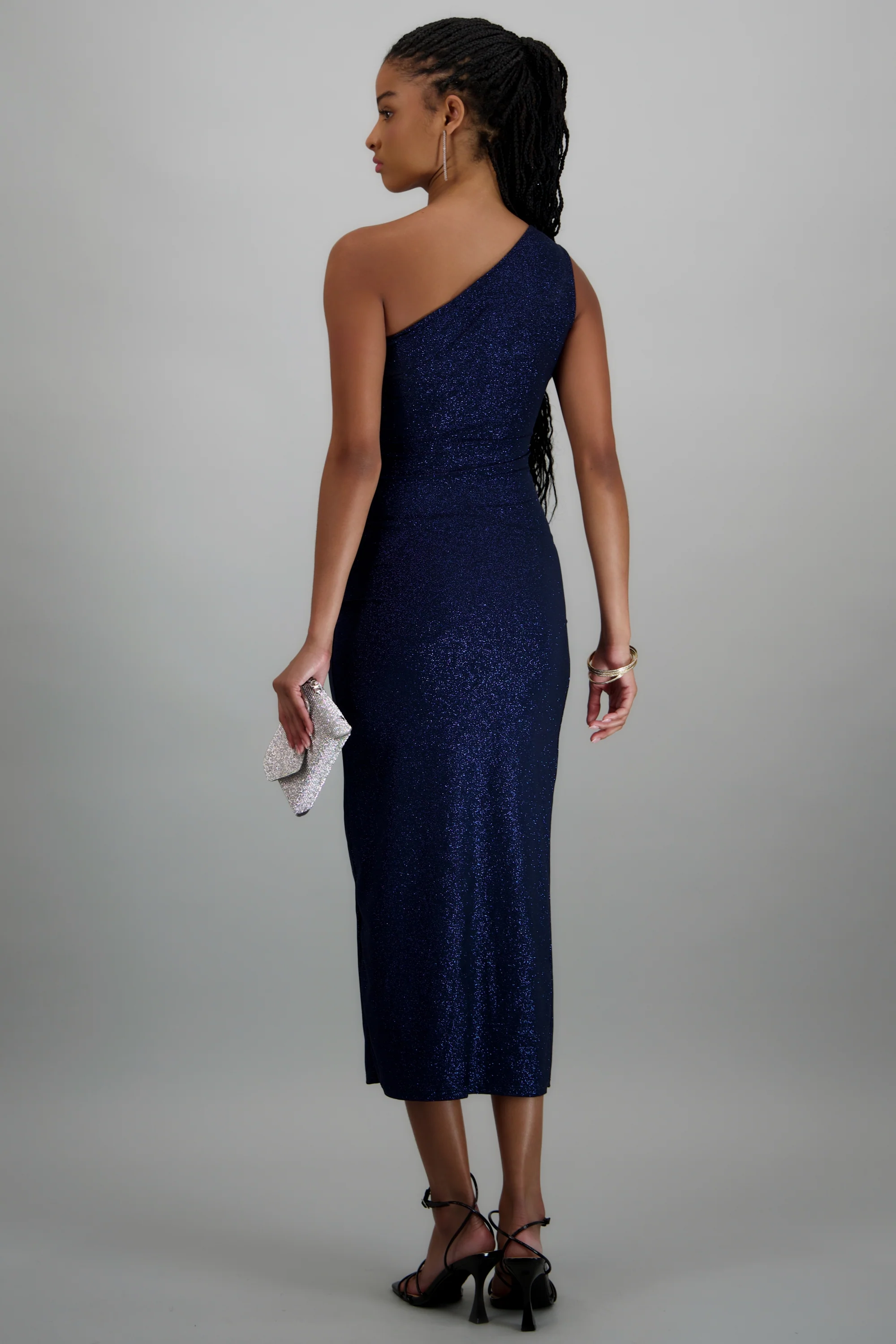 Vestido brillos one shoulder - Image 4
