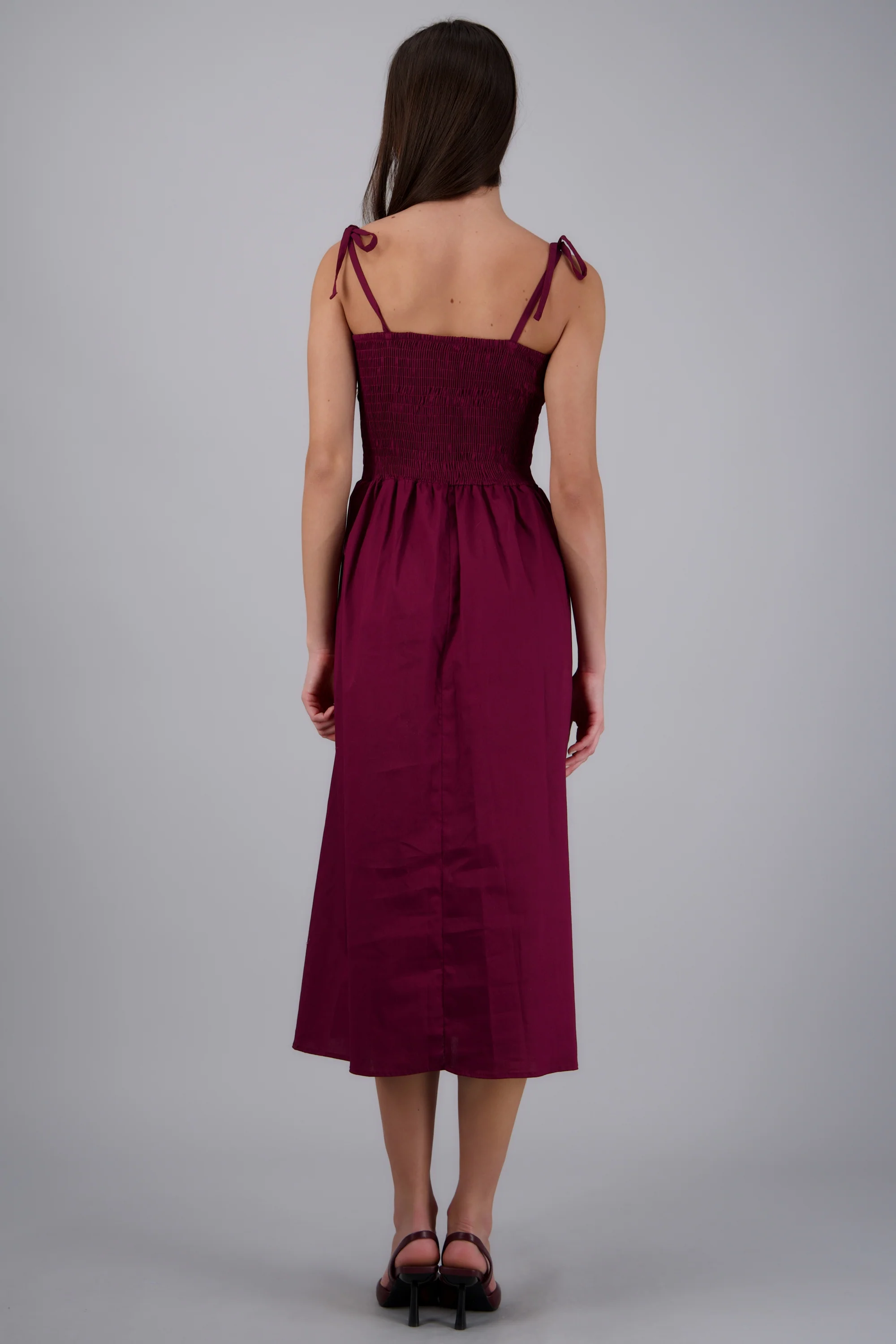 Vestido de tirantes corte en cintura - Image 4