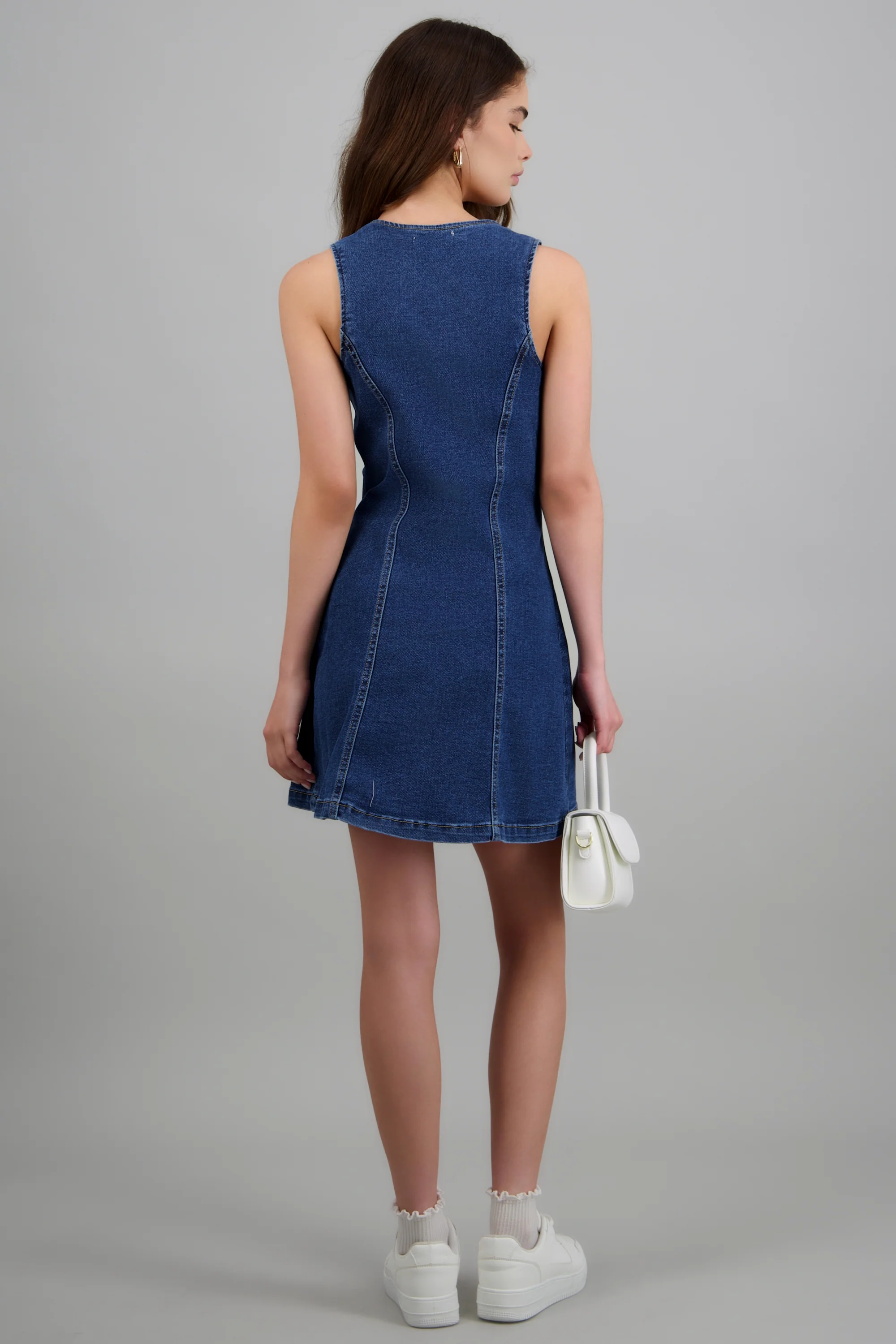 Vestido denim botones - Image 4