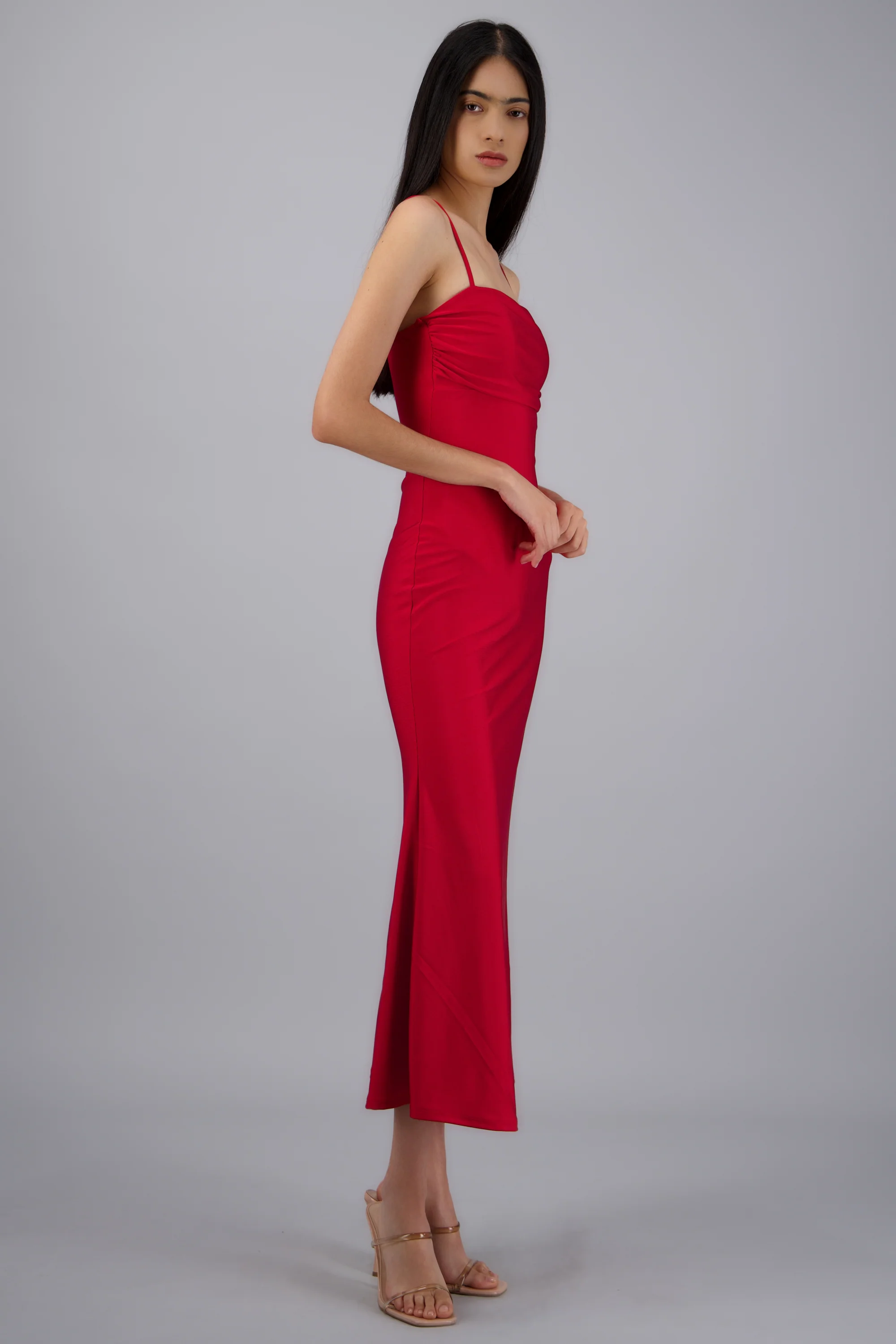 Vestido detalle drapeado - Image 3