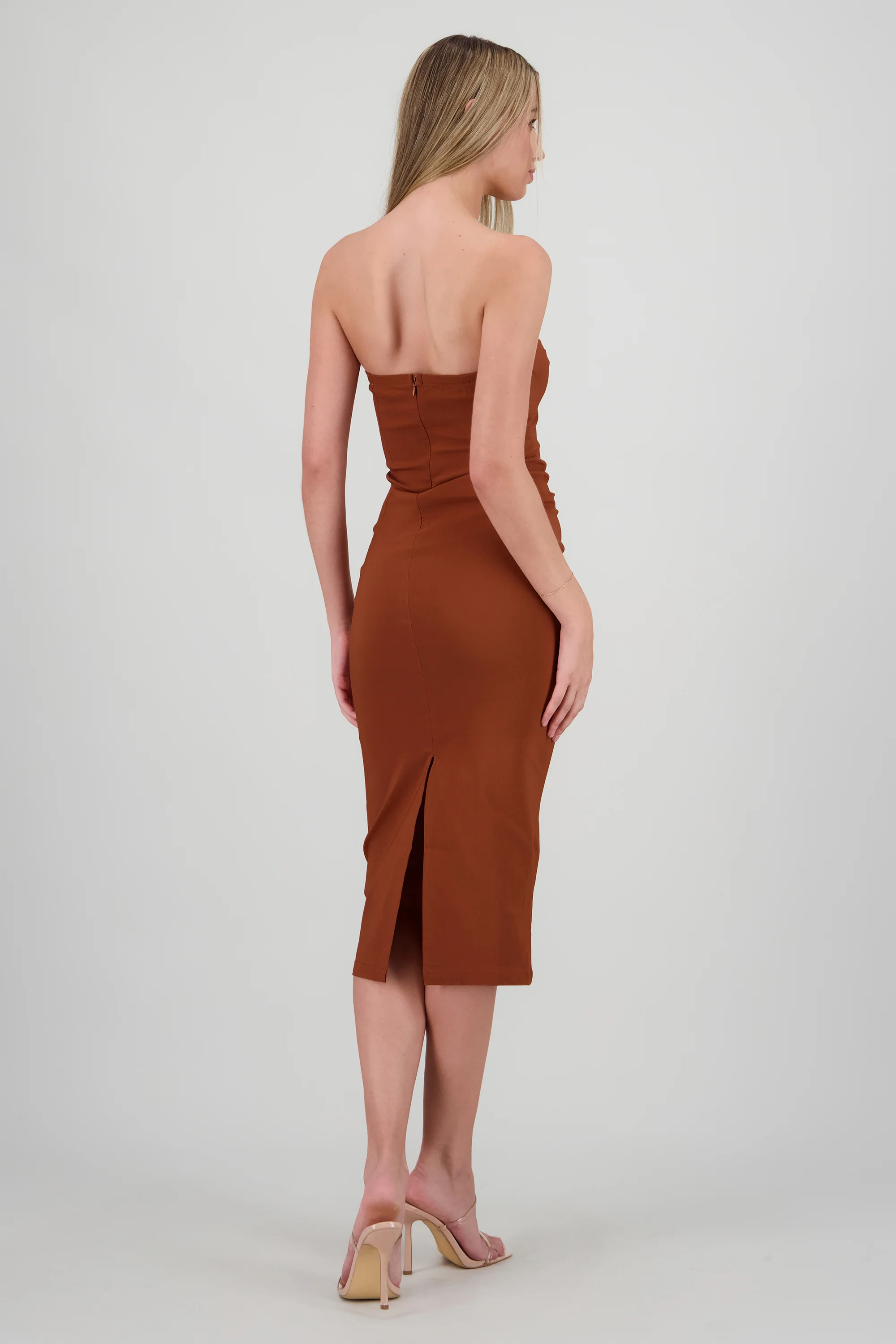 Vestido drapedado tubo - Image 4
