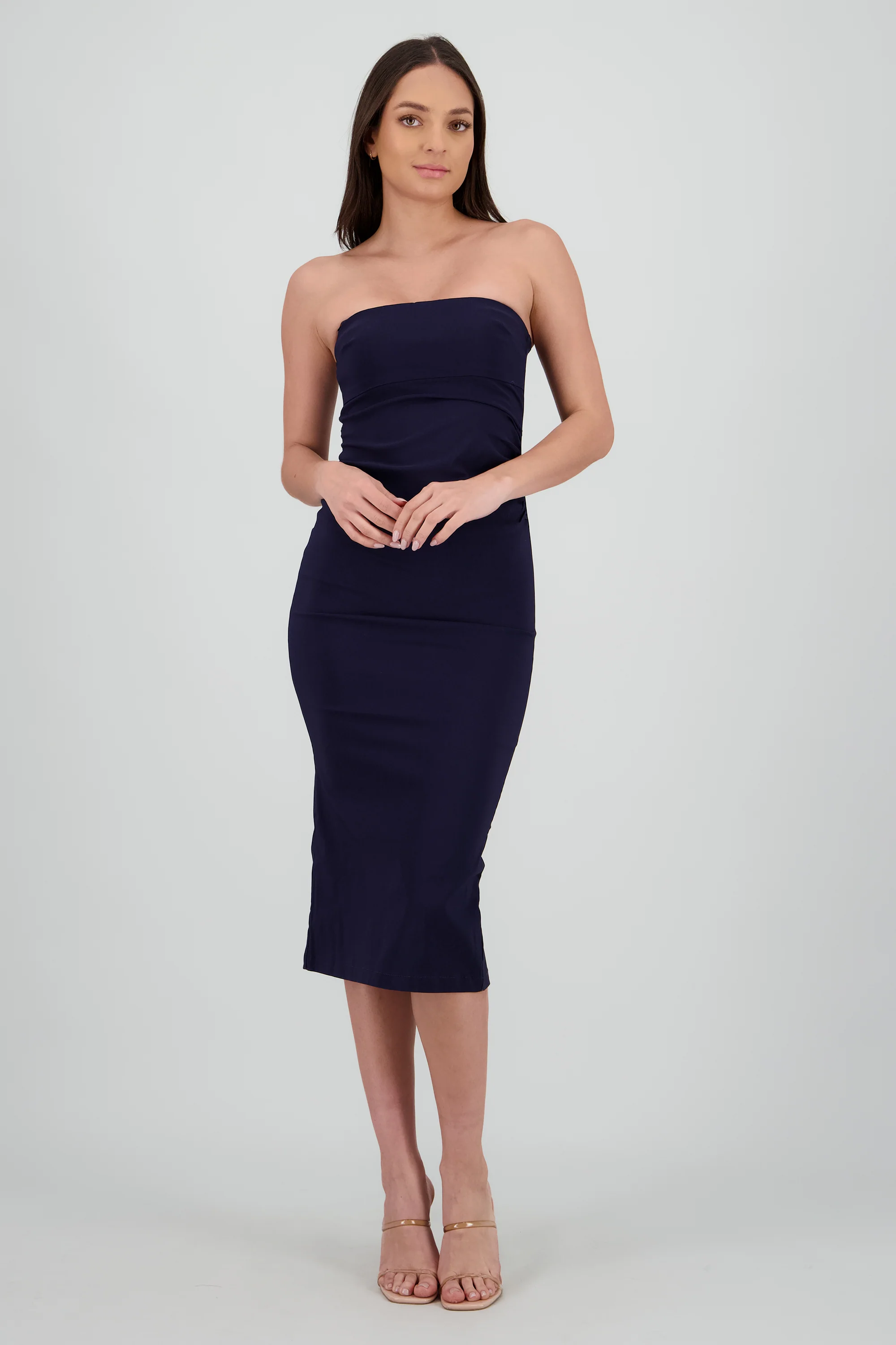 Vestido drapedado tubo - Image 2