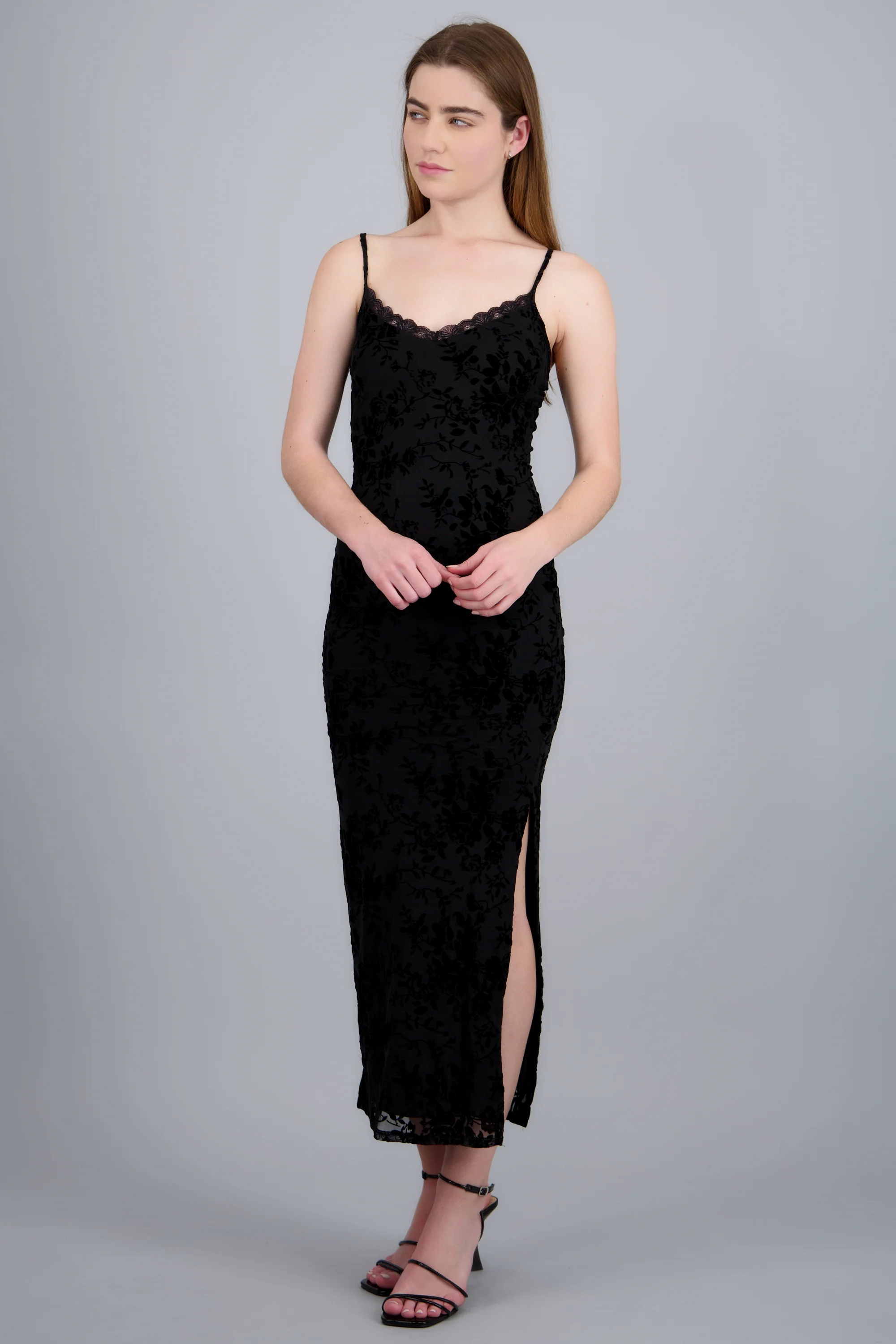 Vestido mesh flok flores
