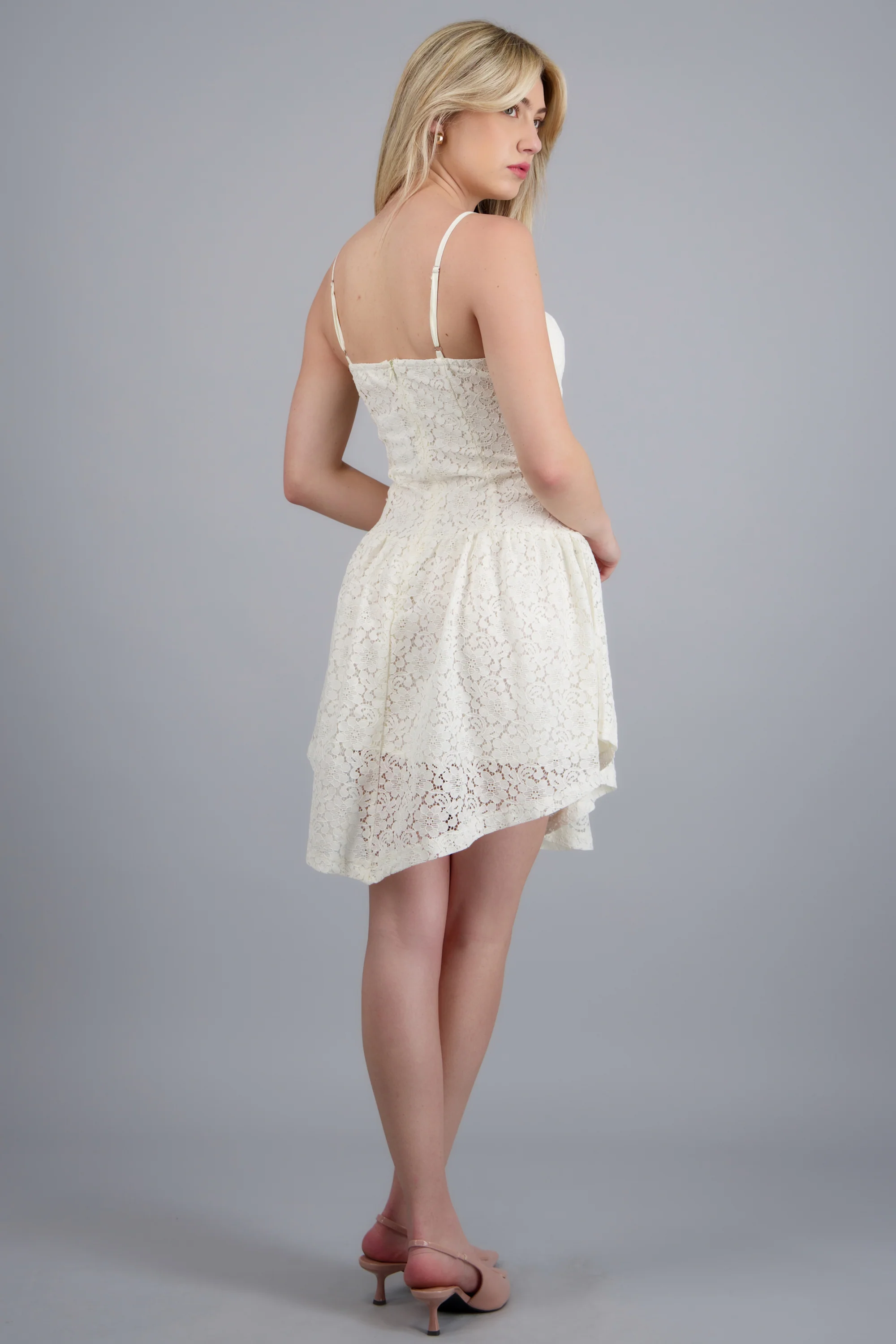 VESTIDO ENCAJE DET COPAS - Image 4