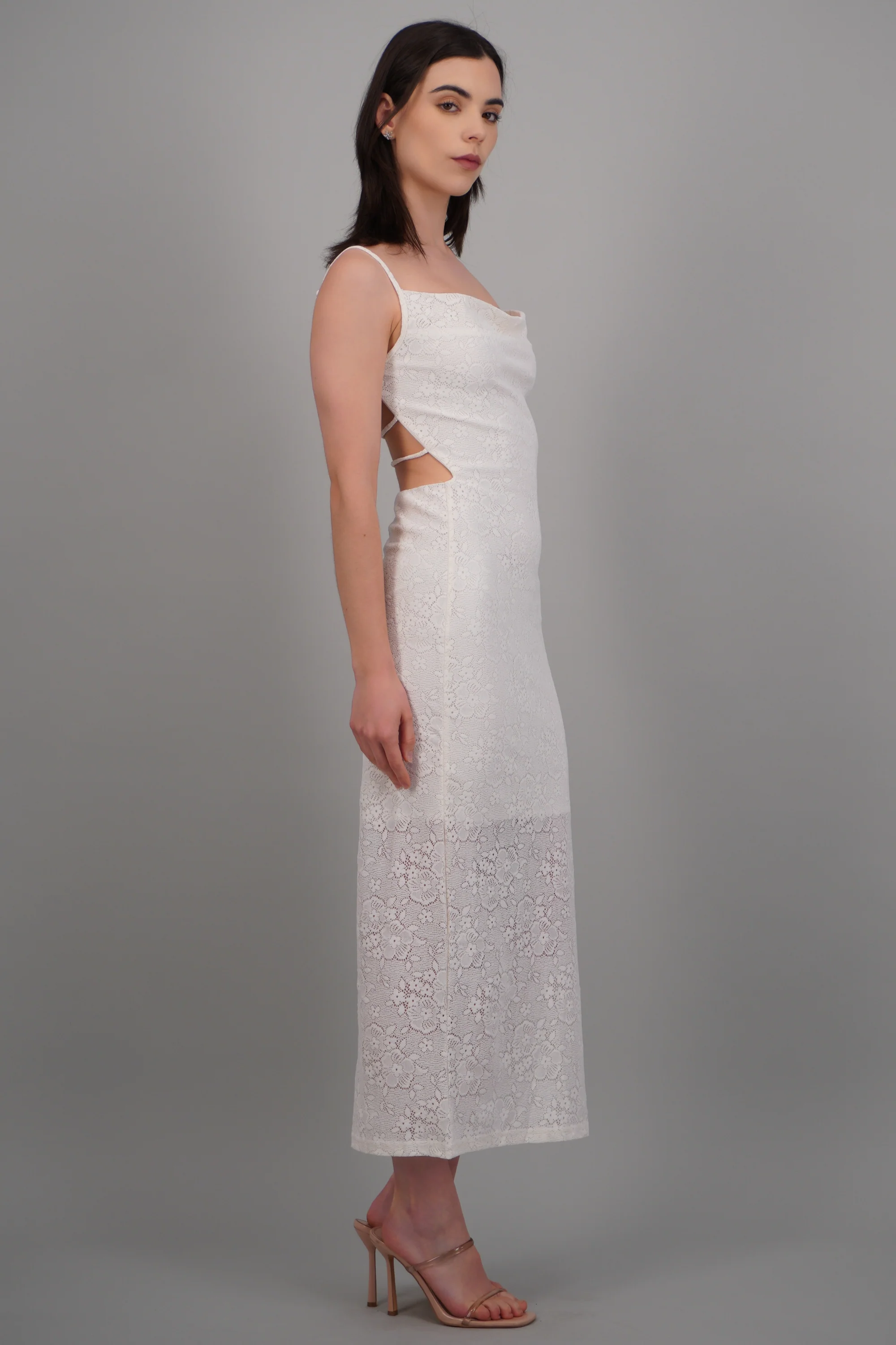 Vestido encaje liso - Image 2