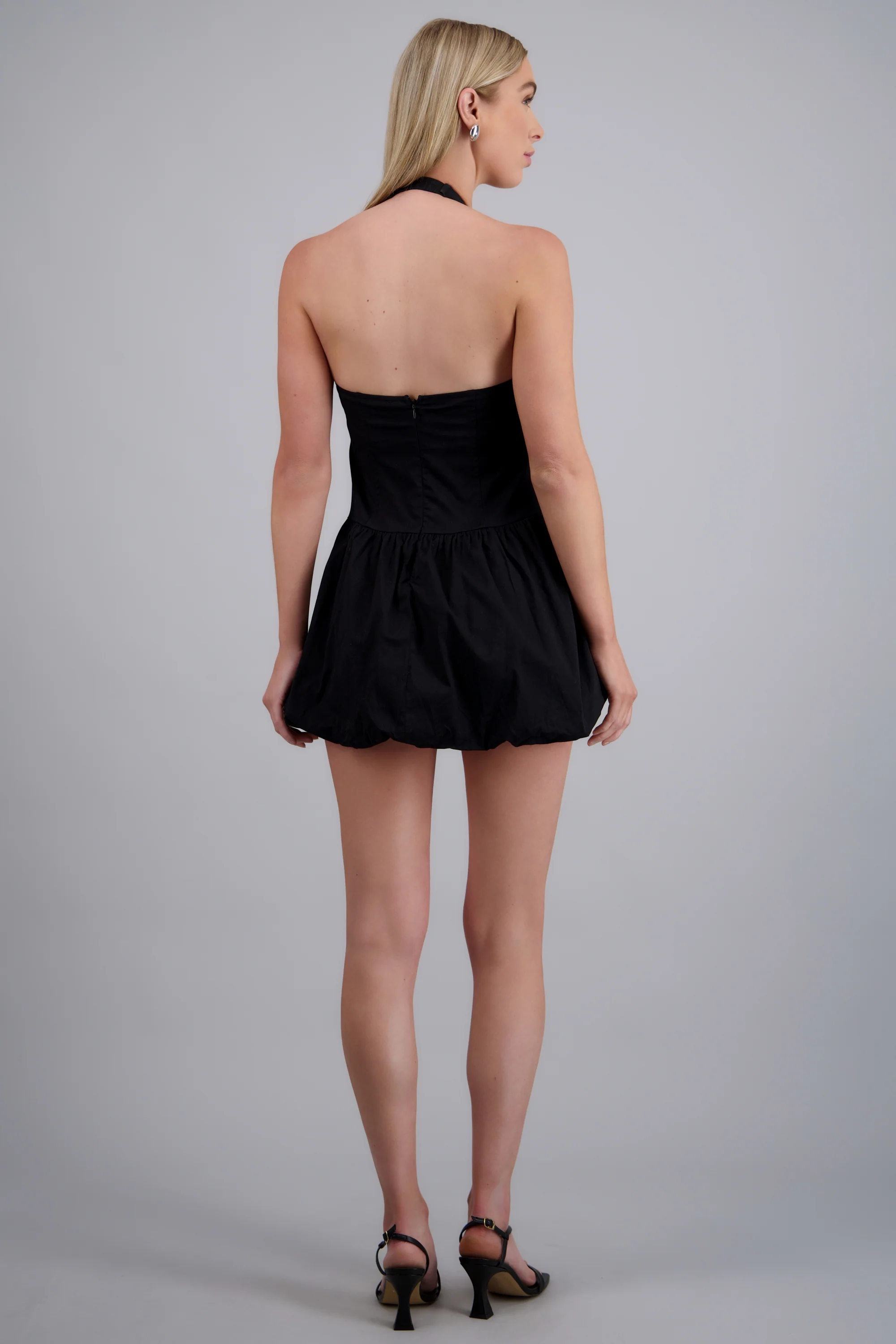 Vestido escote halter falda buble - Image 4