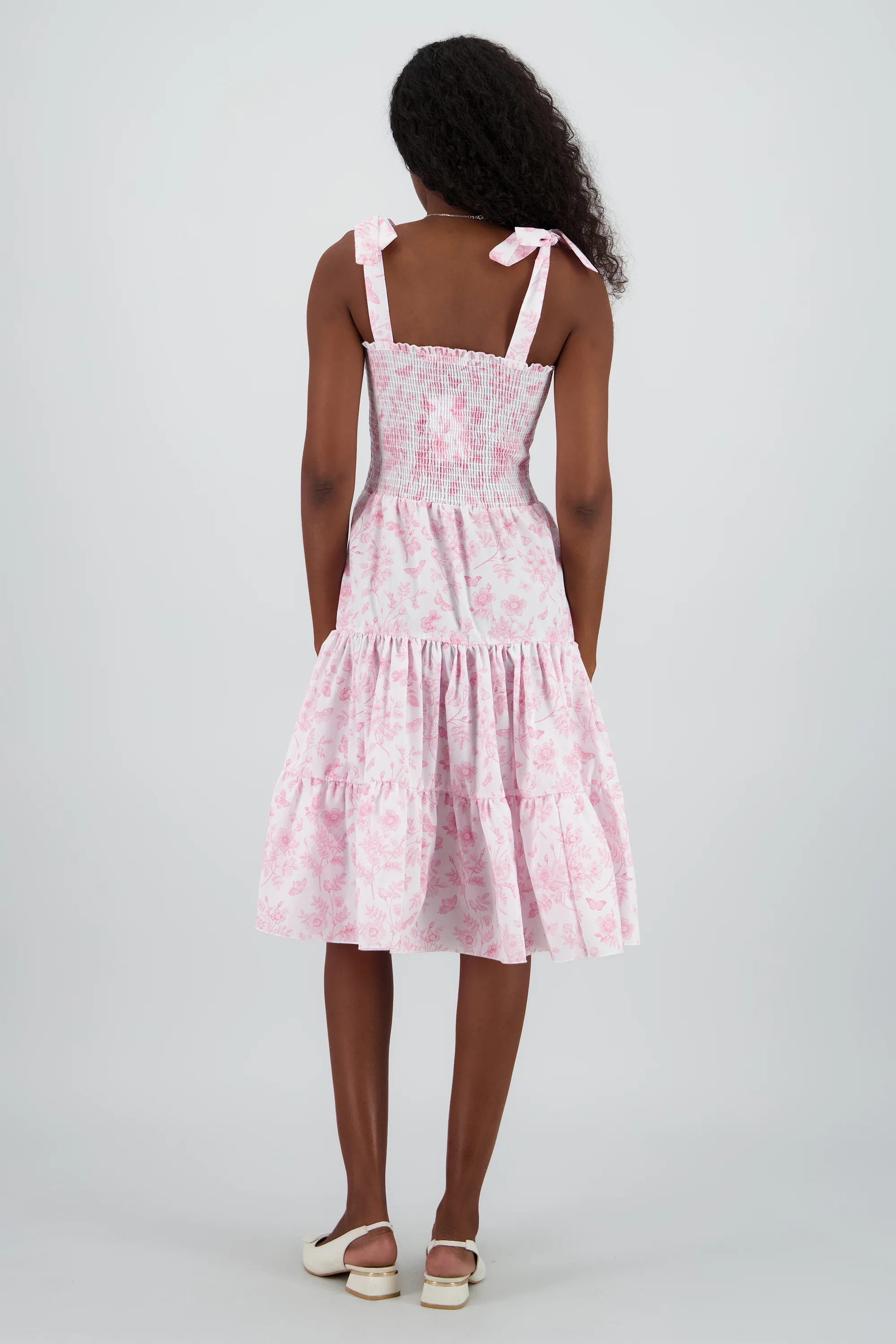 Vestido estampado flores olanes - Image 4