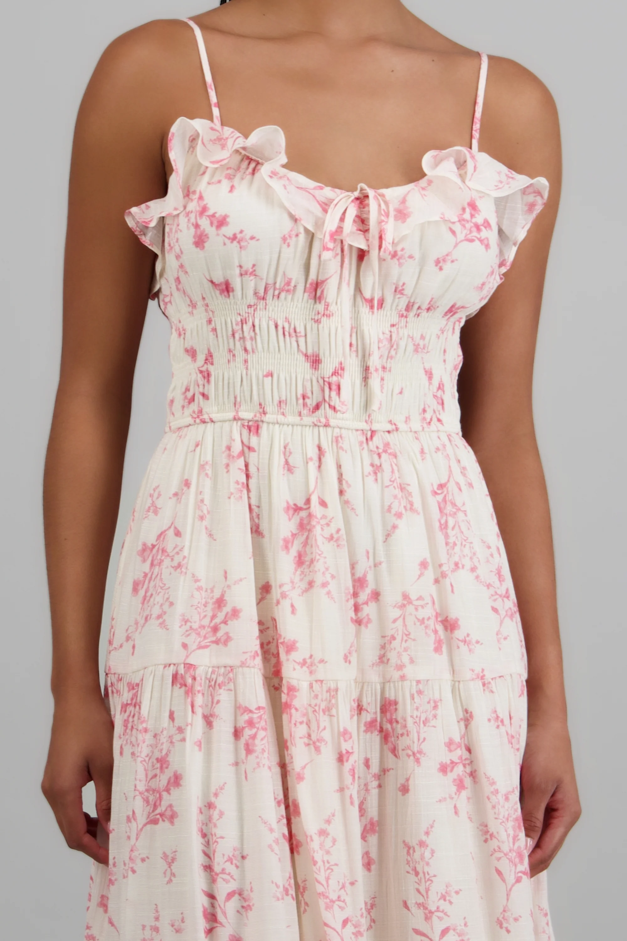 Vestido estampado flores tirantes - Image 5