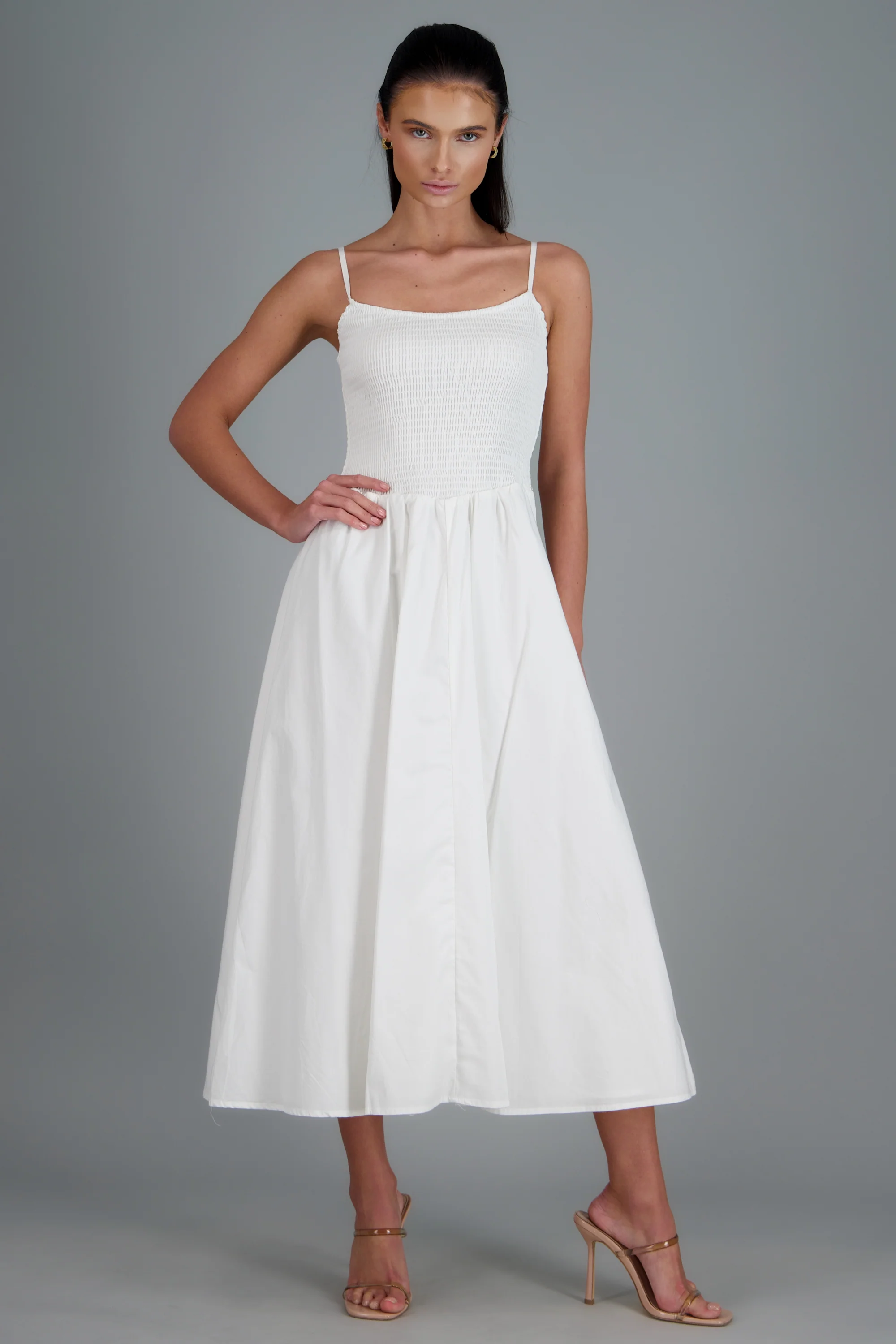 Vestido falda popelina - Image 3