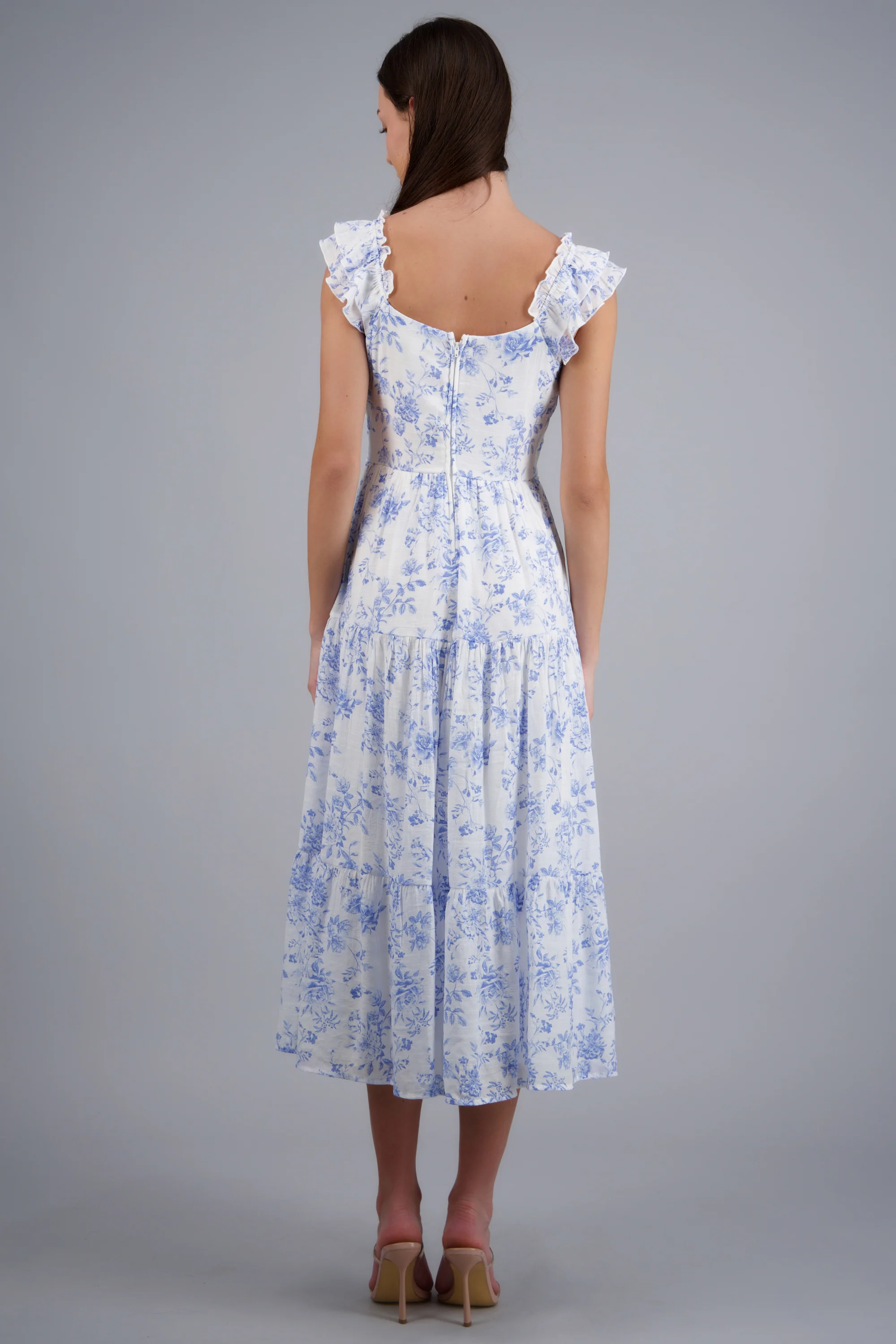 VESTIDO FLORES BLOQUES TIRANTES - Image 4