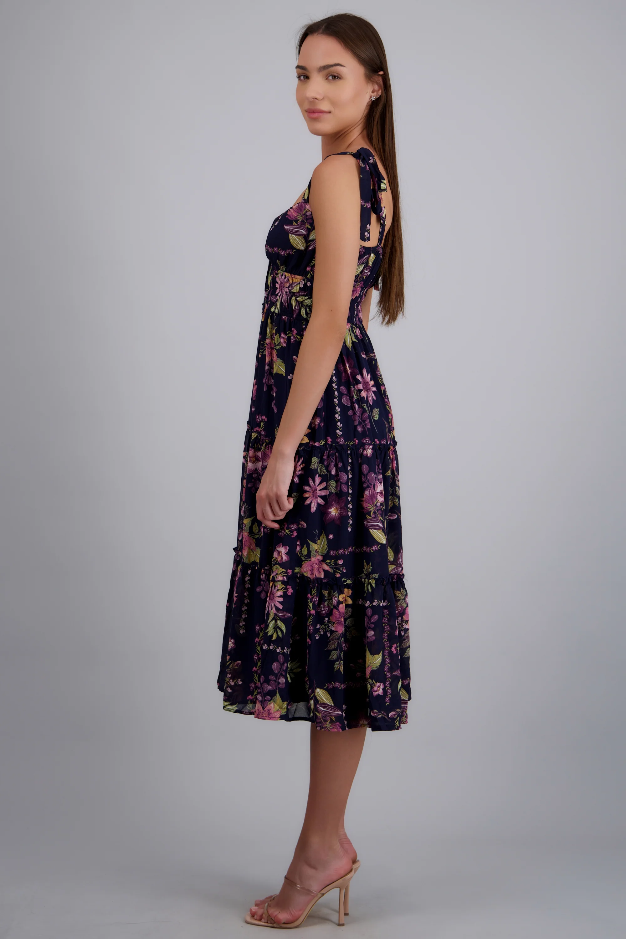 Vestido flores con tirantes - Image 3