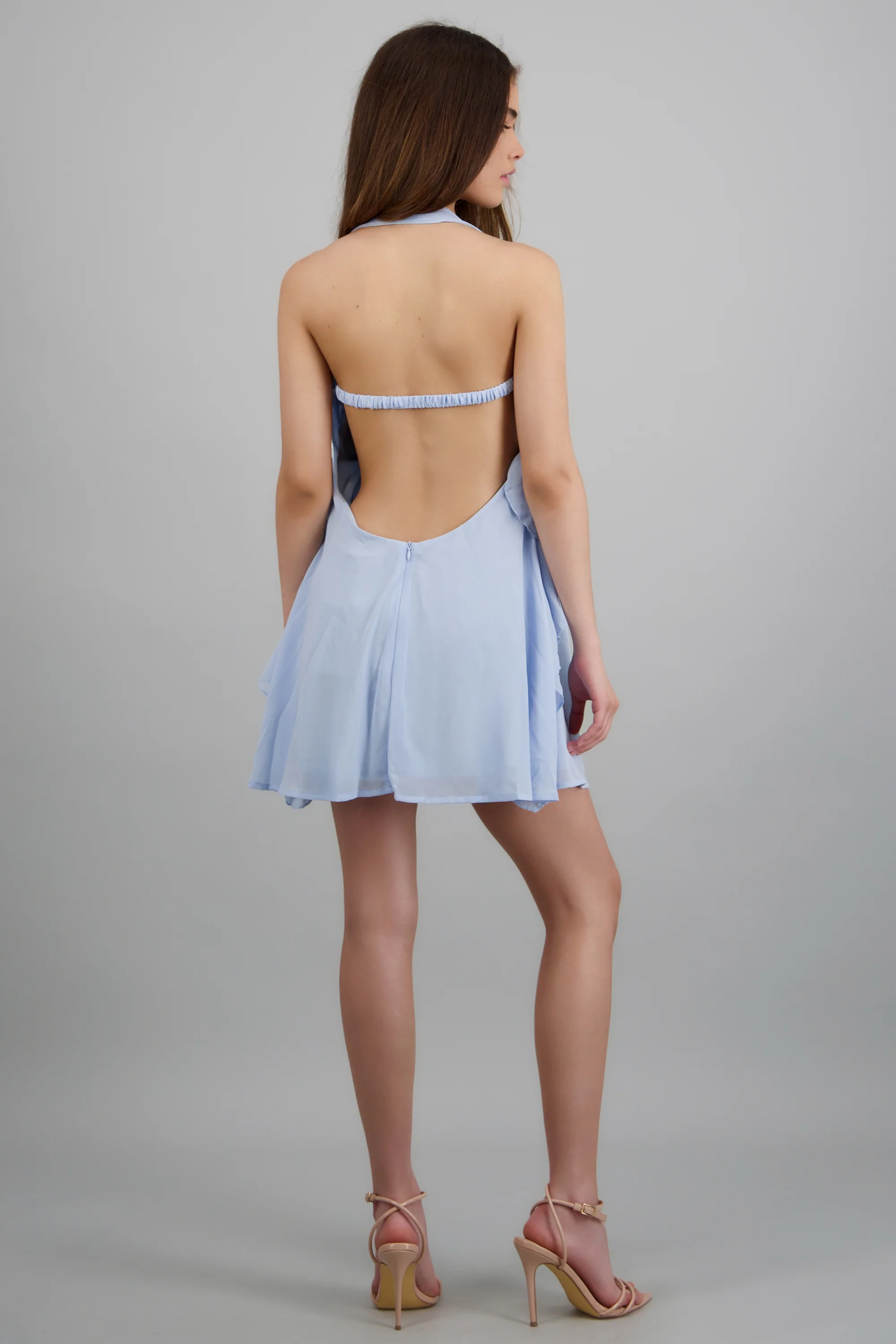 Vestido halter olanes con herraje estrella - Image 4