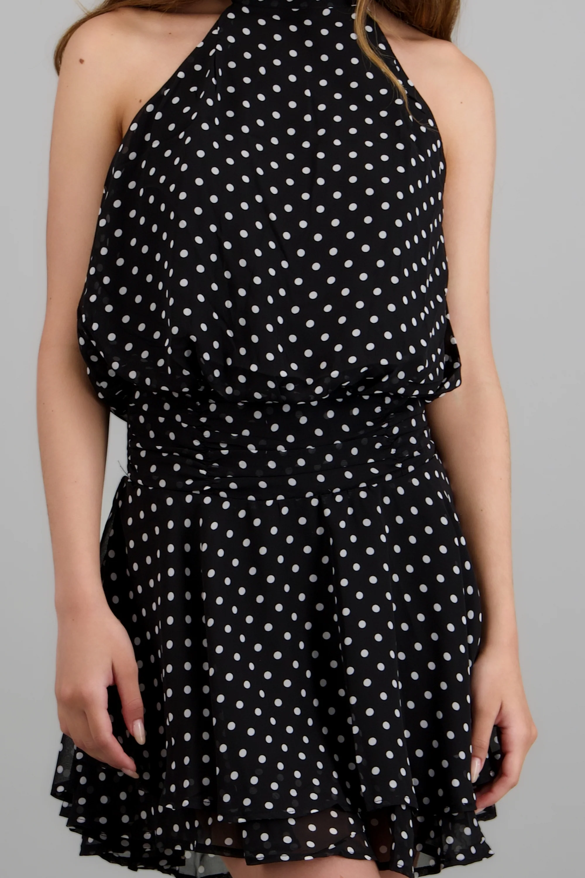 Vestido halter polka dots - Image 5