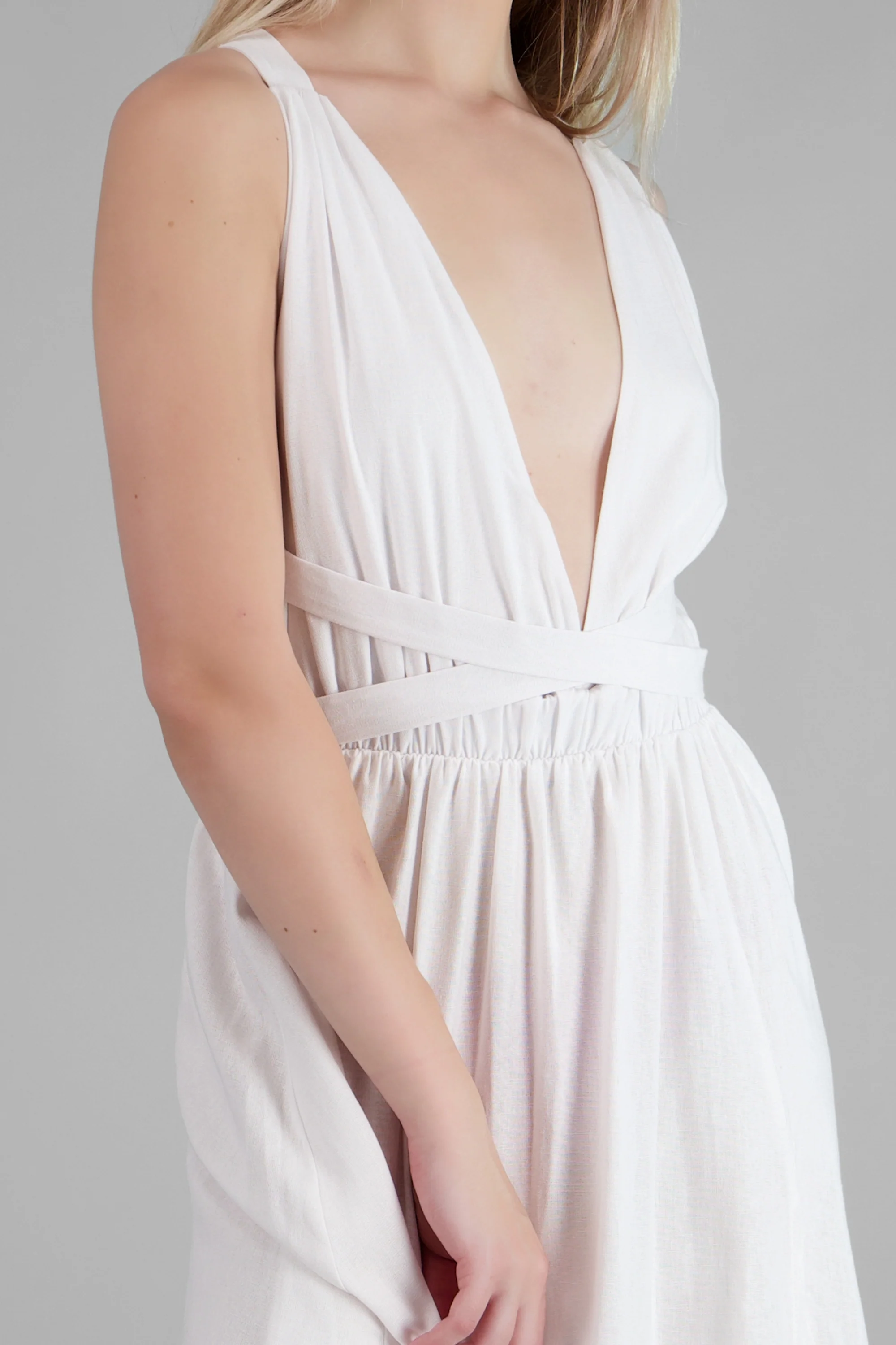 Vestido ligero maxi cruzado - Image 5