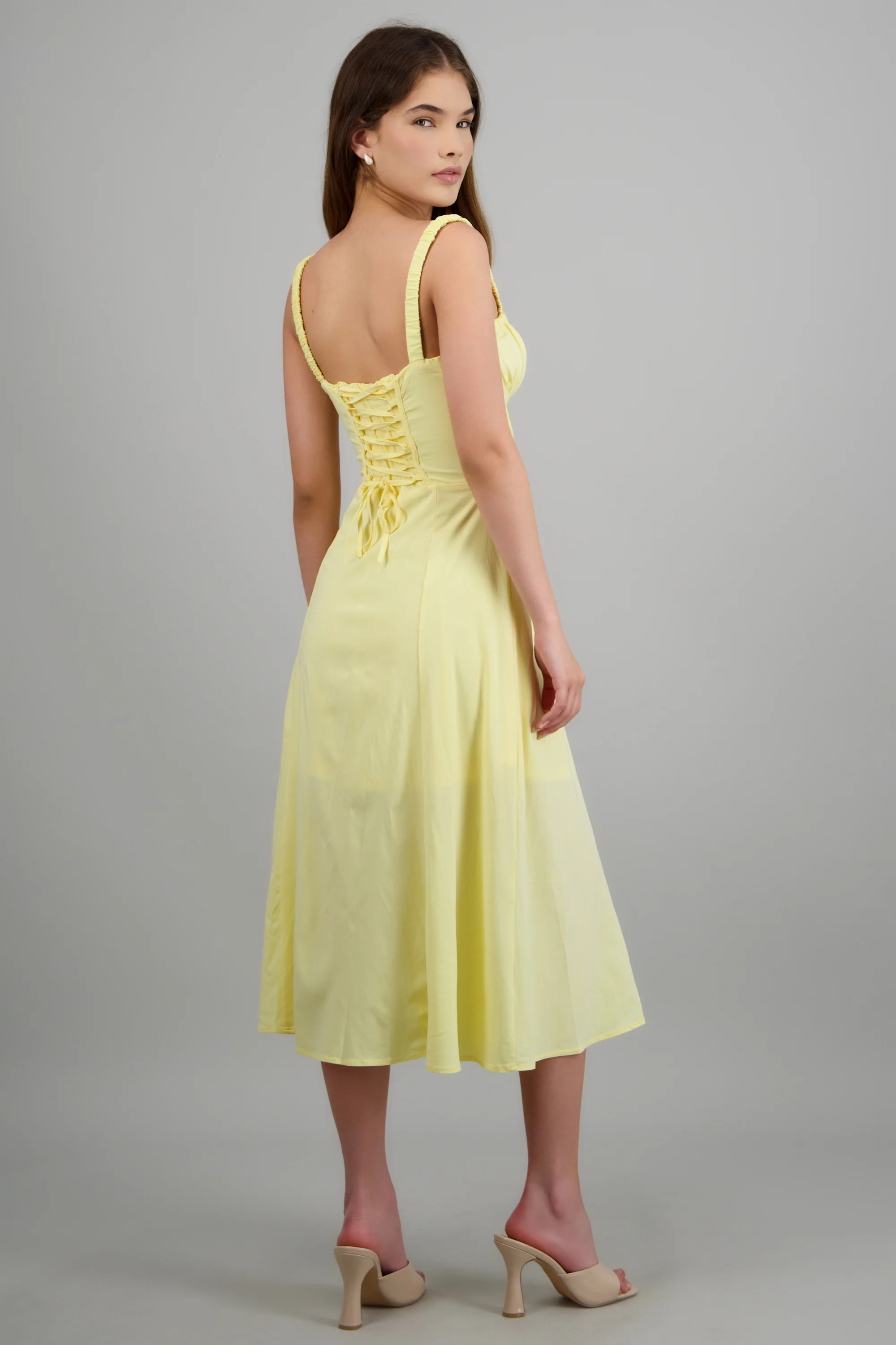 Vestido liso maxi - Image 6