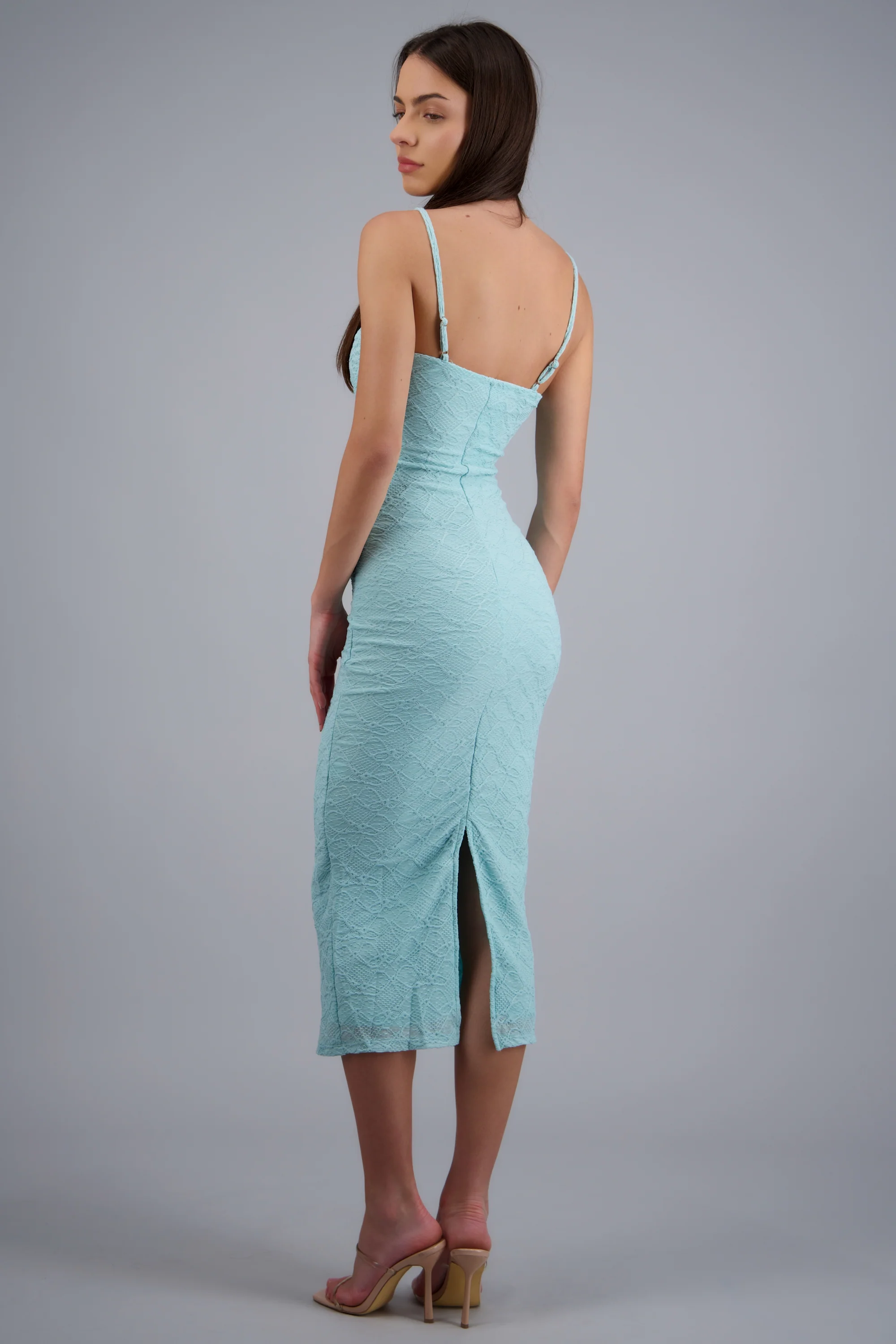 Vestido maxi bodycon textura - Image 4