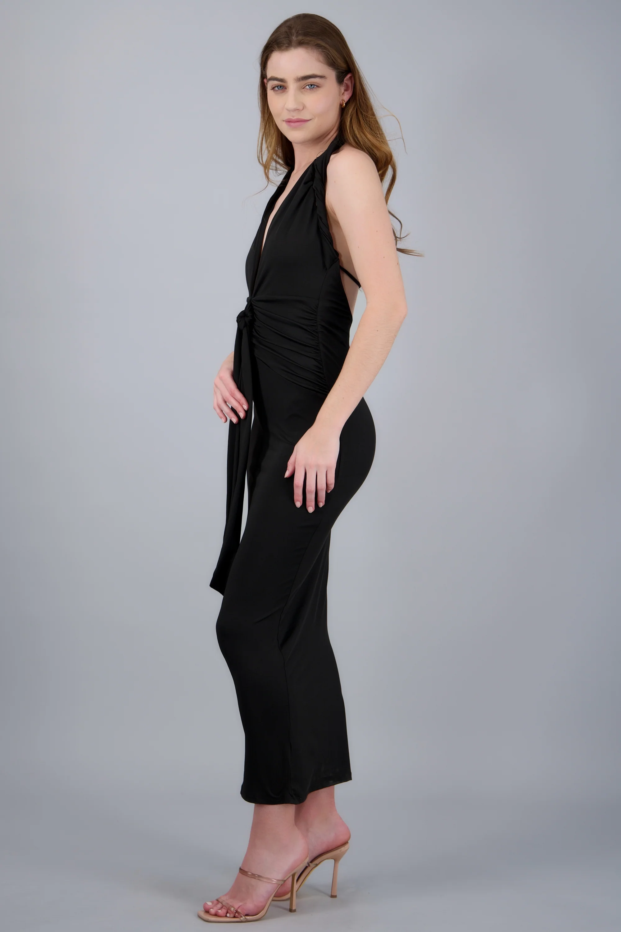 Vestido maxi con escote en frente y espalda - Image 3