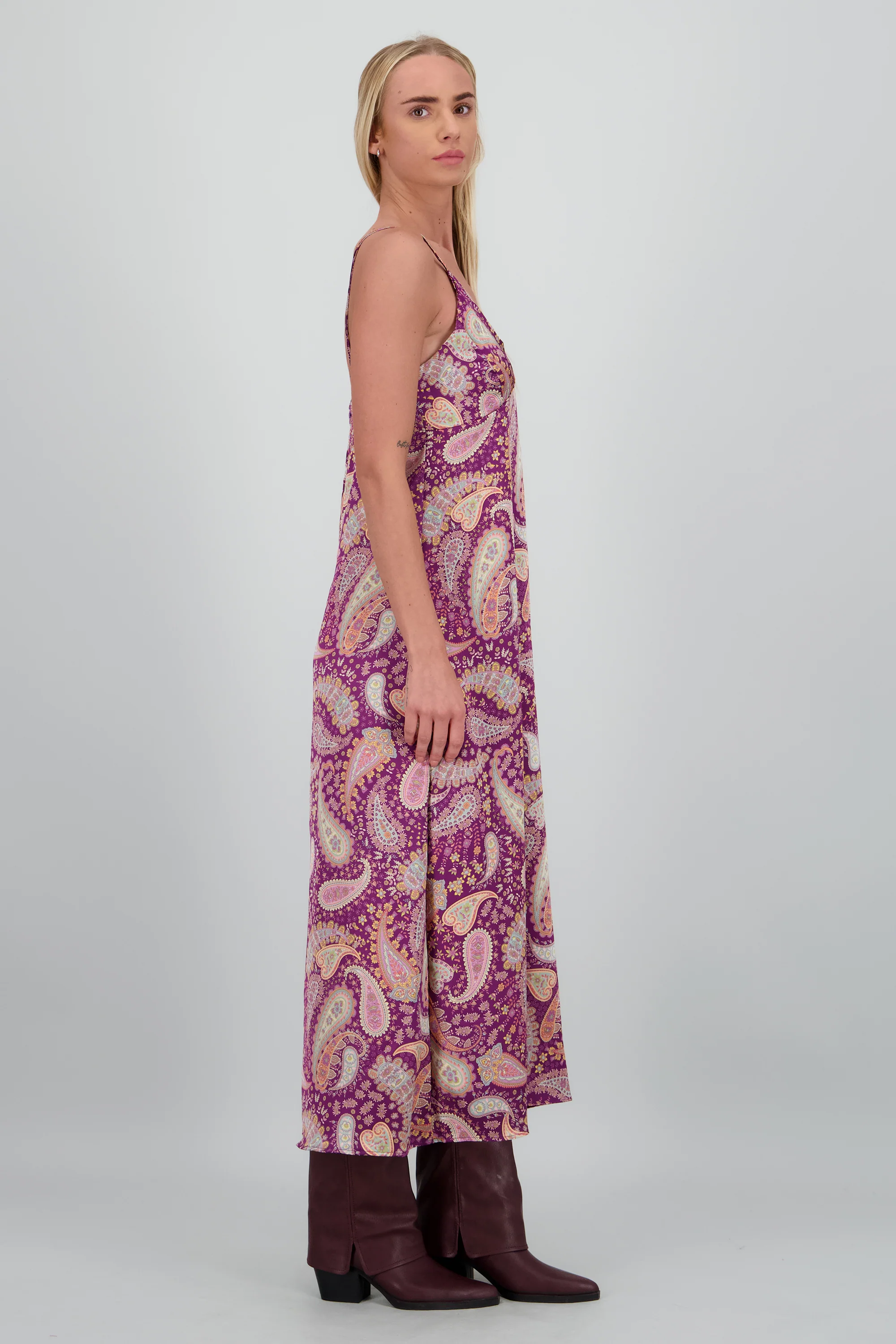 Vestido maxi con estampado paisley - Image 3