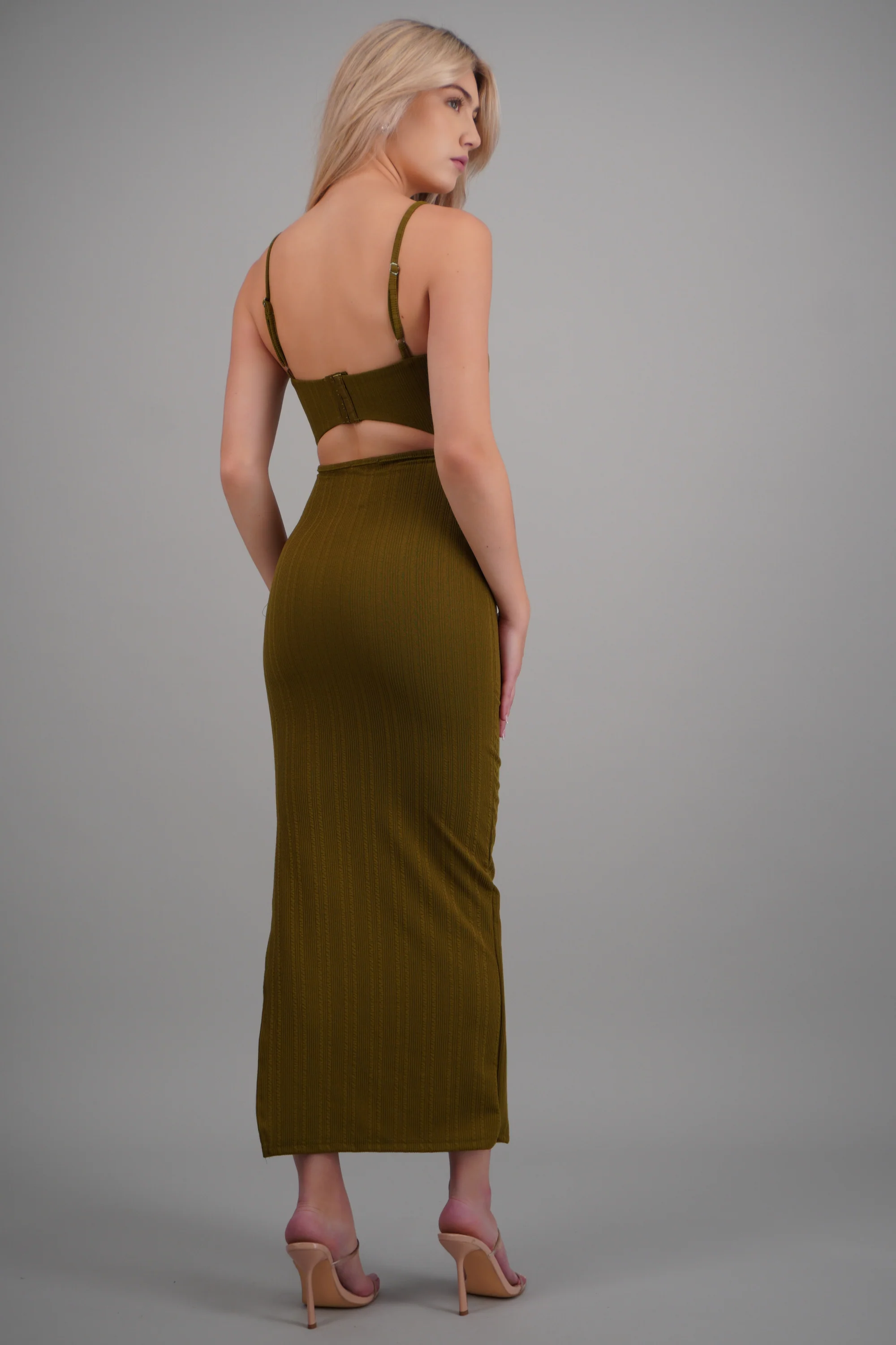 Vestido maxi copa textura - Image 4