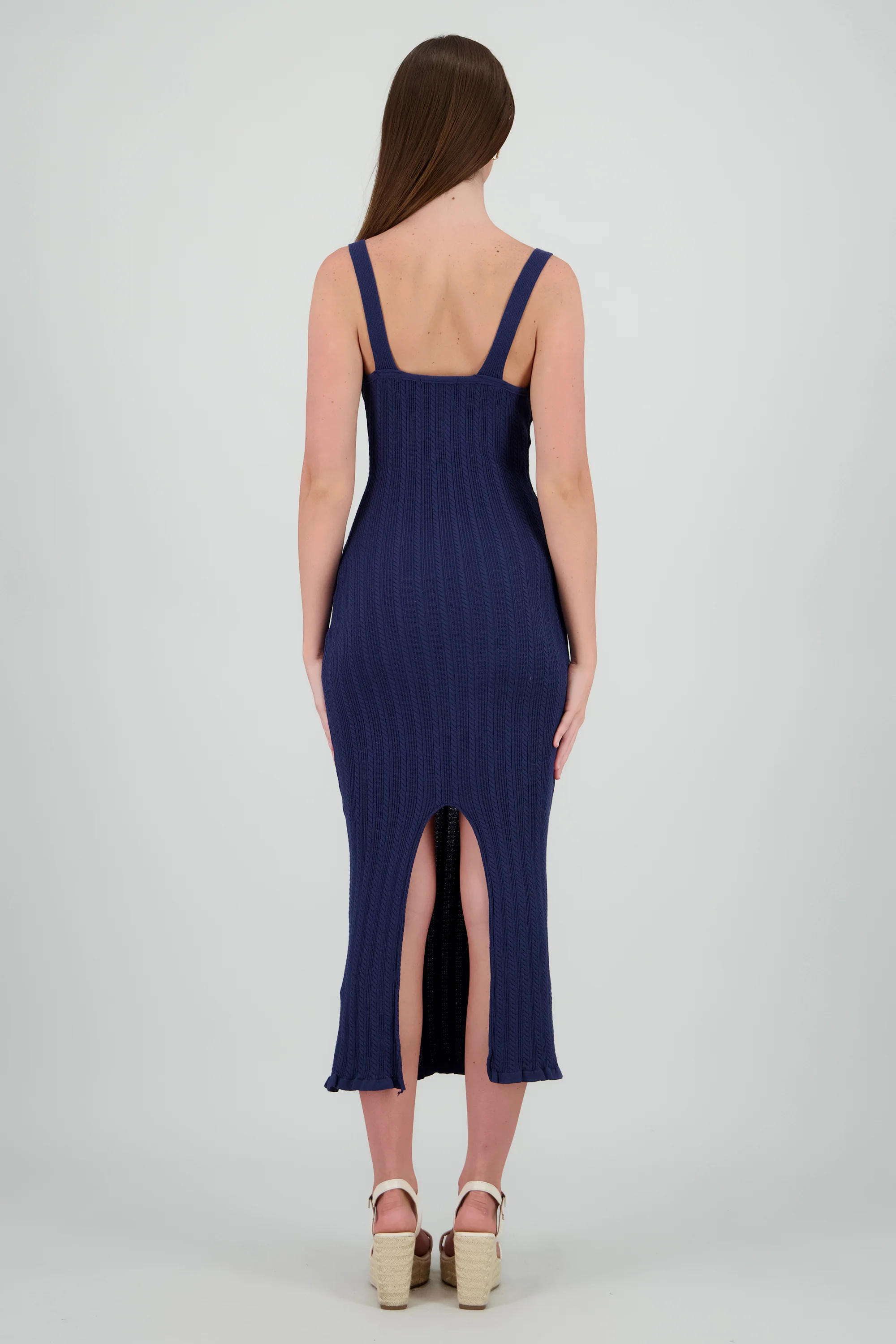 Vestido maxi cuello V - Image 4