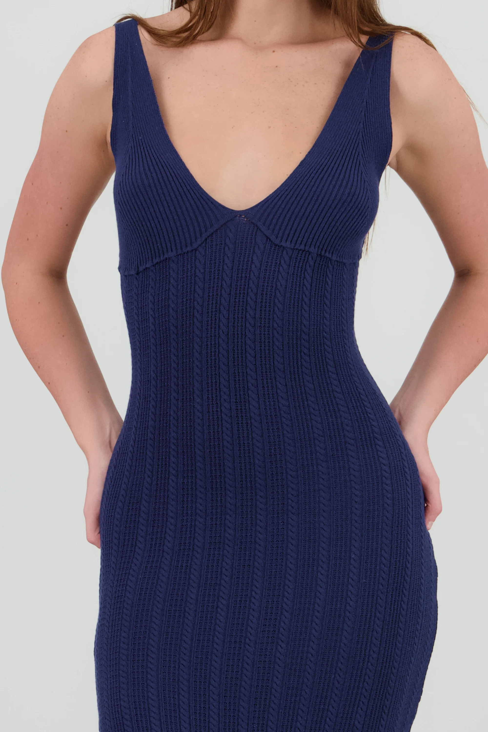 Vestido maxi cuello V - Image 5