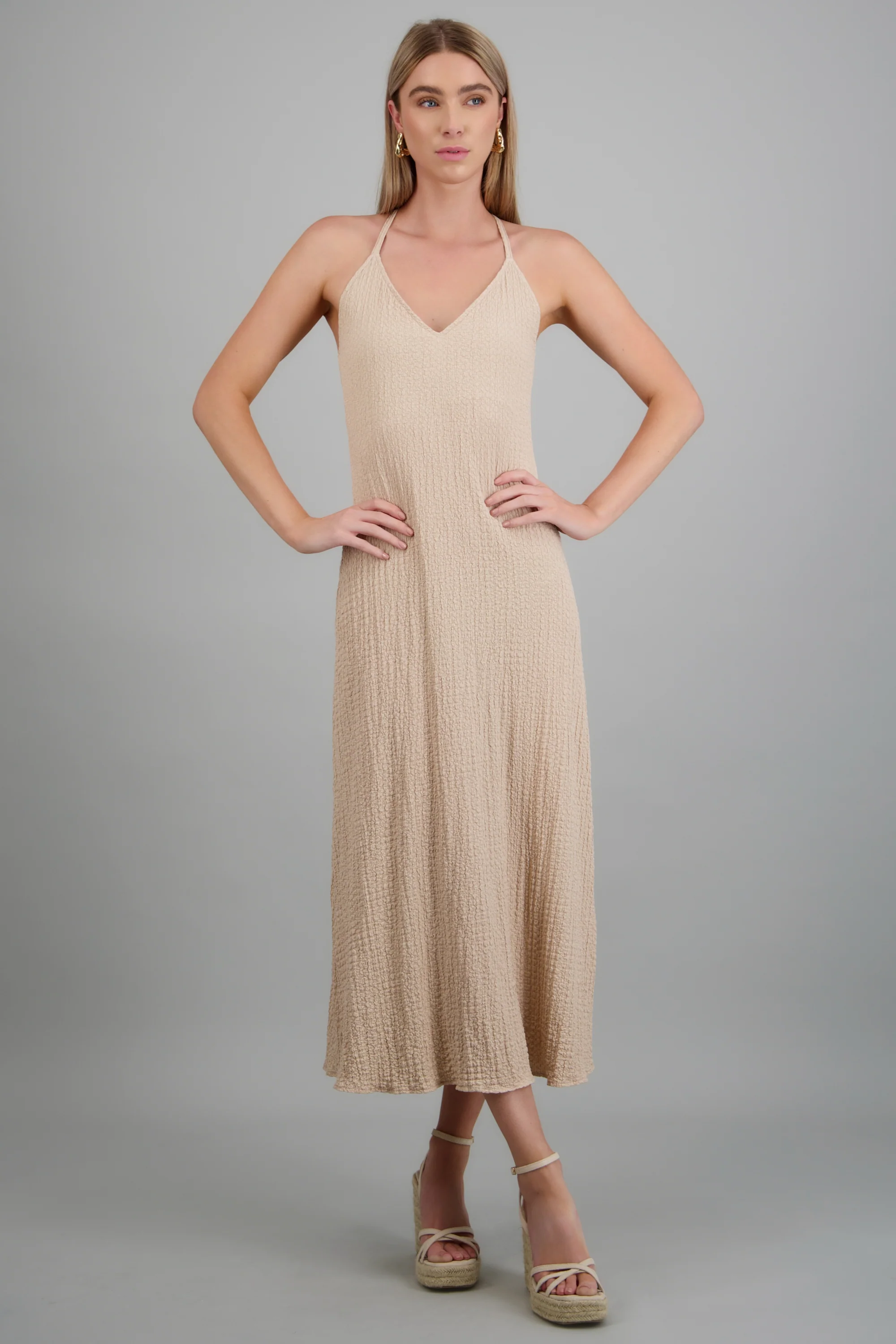 Vestido maxi cuentas espalda - Image 3
