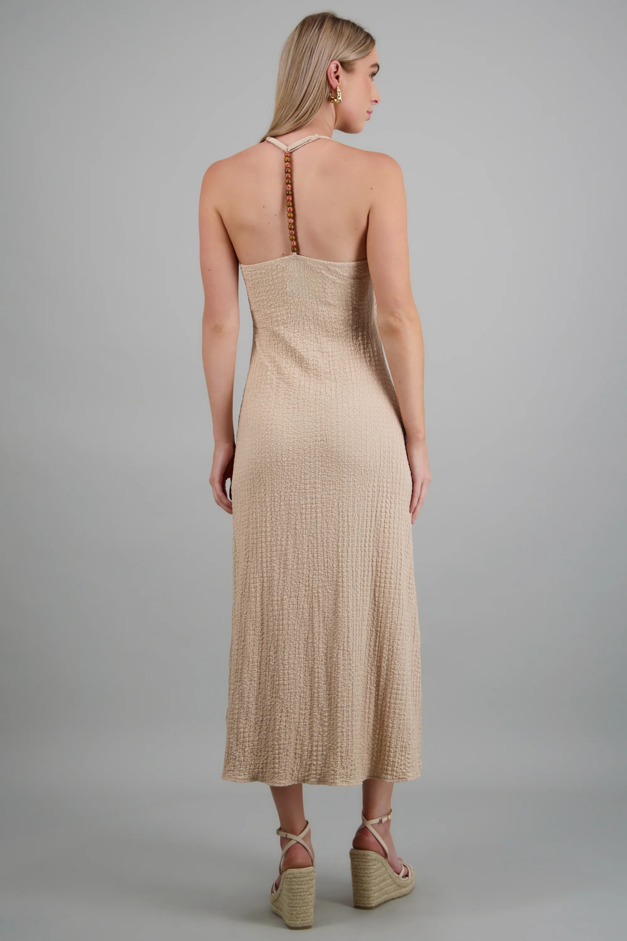 Vestido maxi cuentas espalda - Image 4