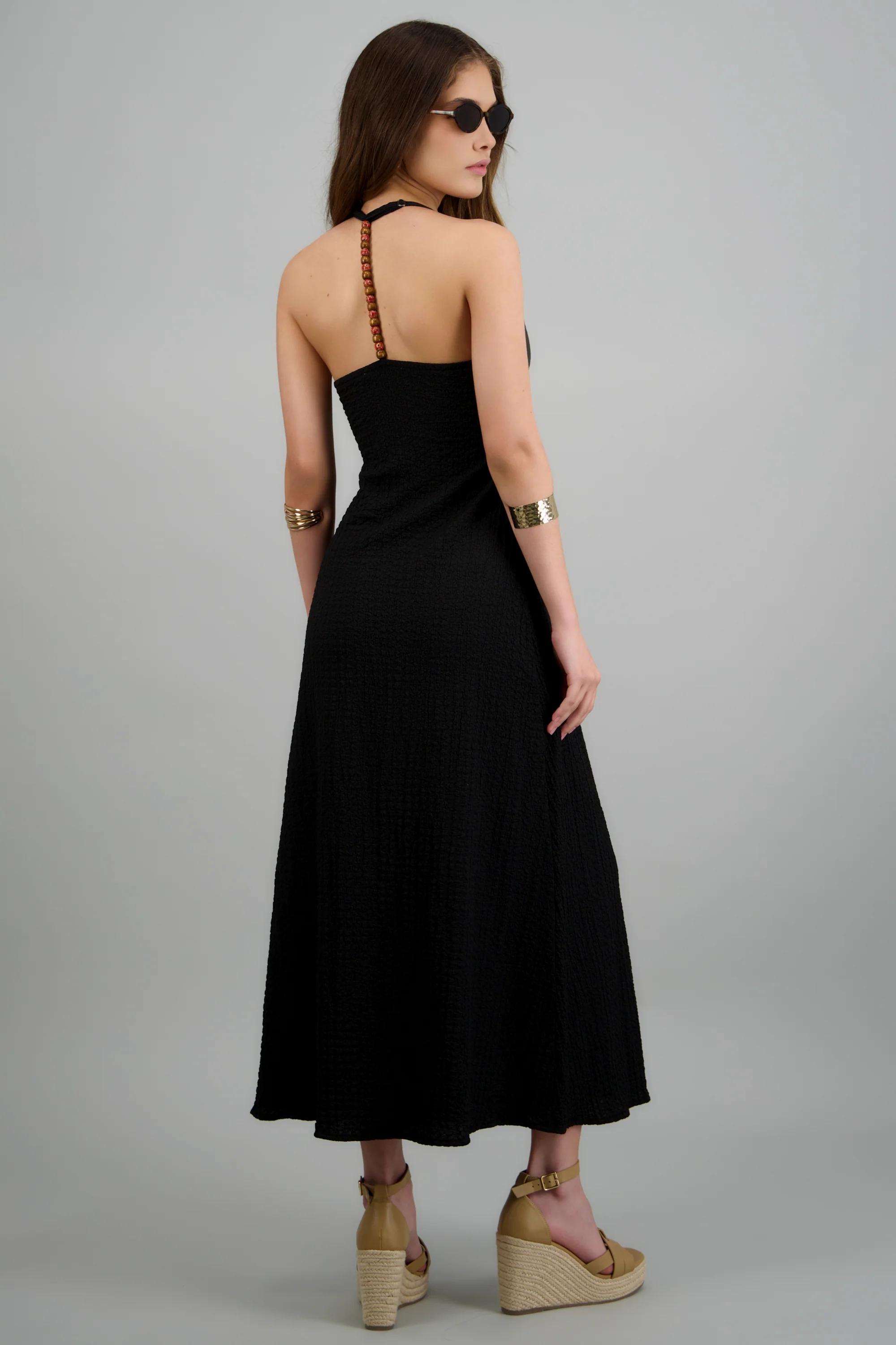 Vestido maxi cuentas espalda - Image 4